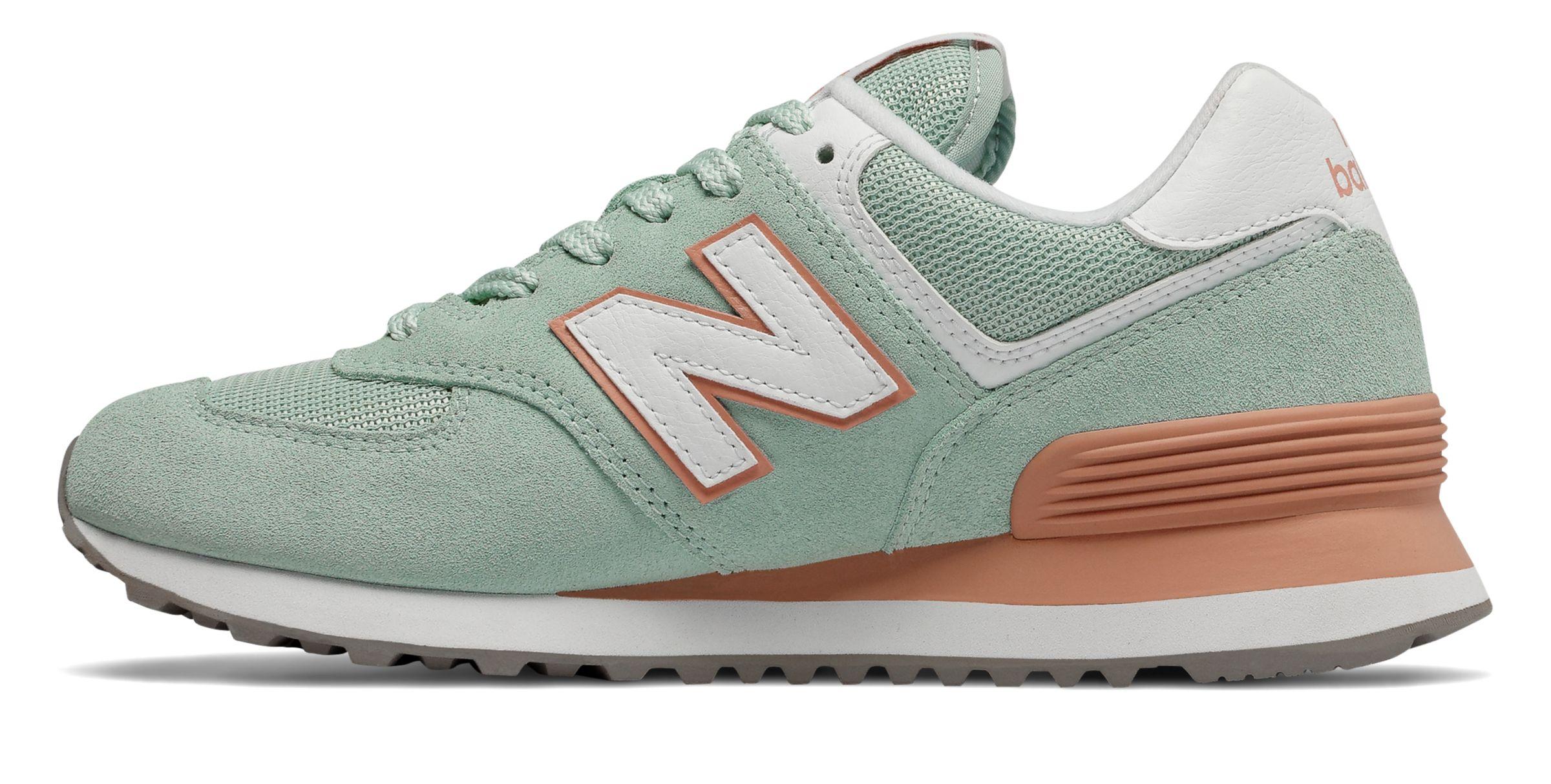 new balance 574 white agave