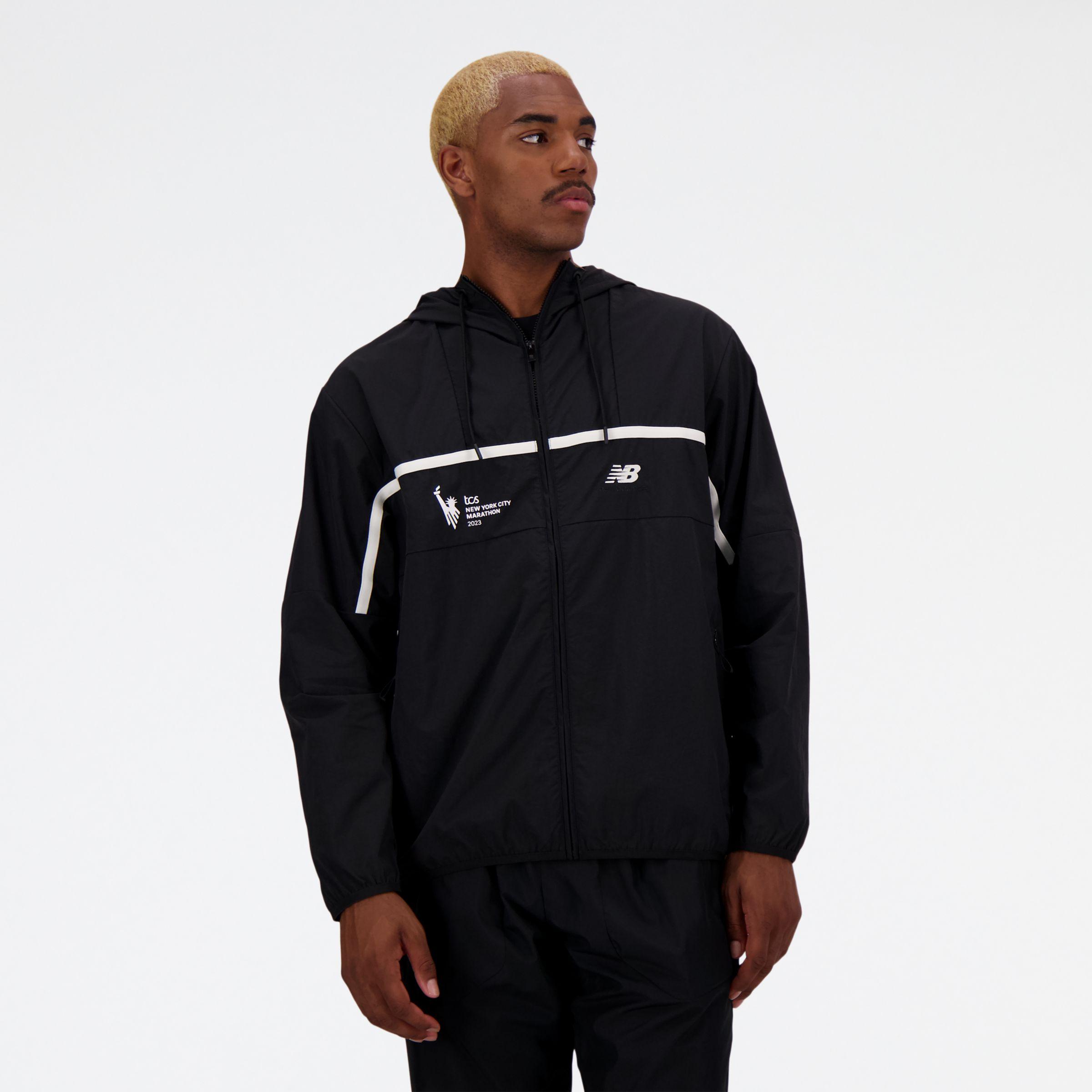 New Balance Nyc Marathon Athletics Remastered Woven Jacket in Black for ...