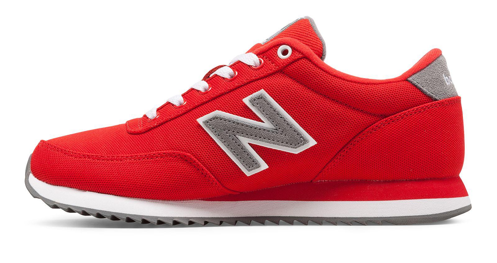 New Balance Rubber 501 Ripple Sole in Red | Lyst