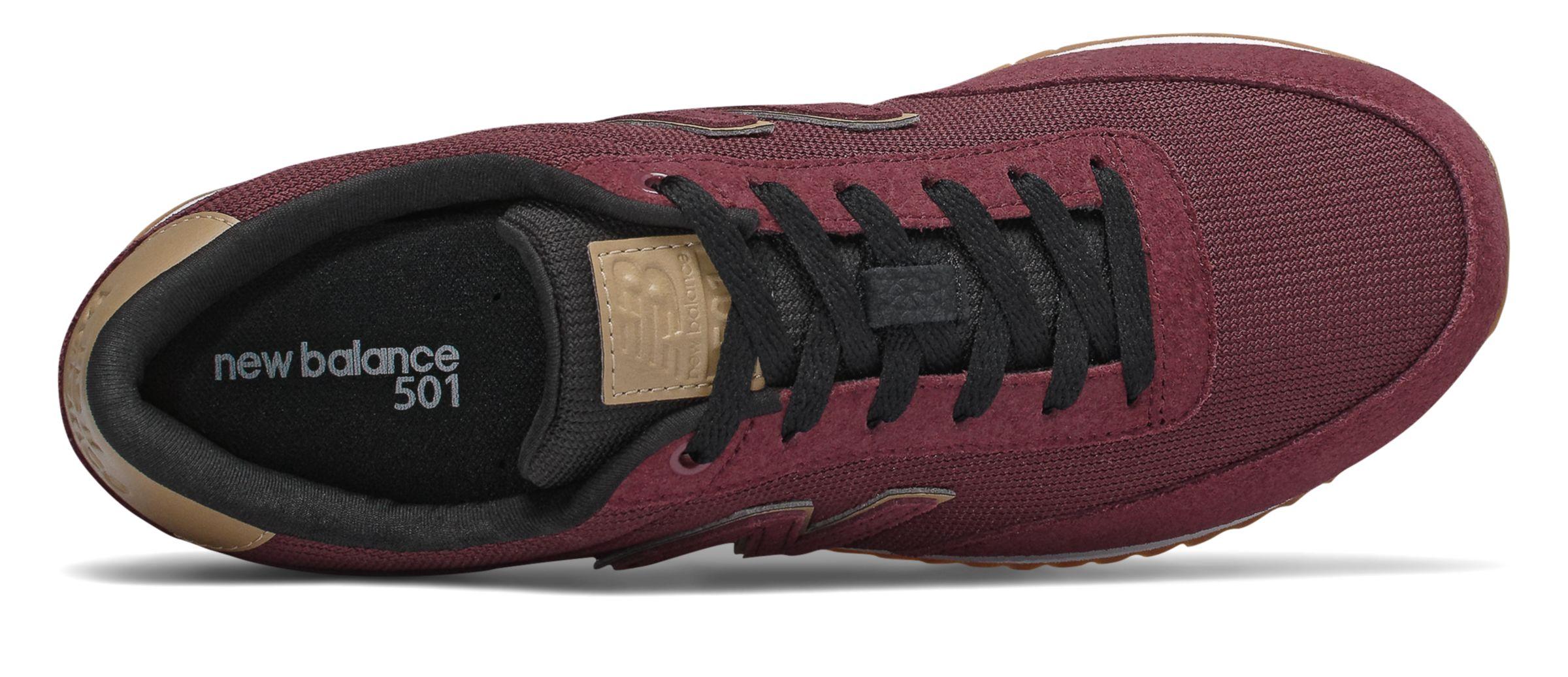 new balance 501 burgundy