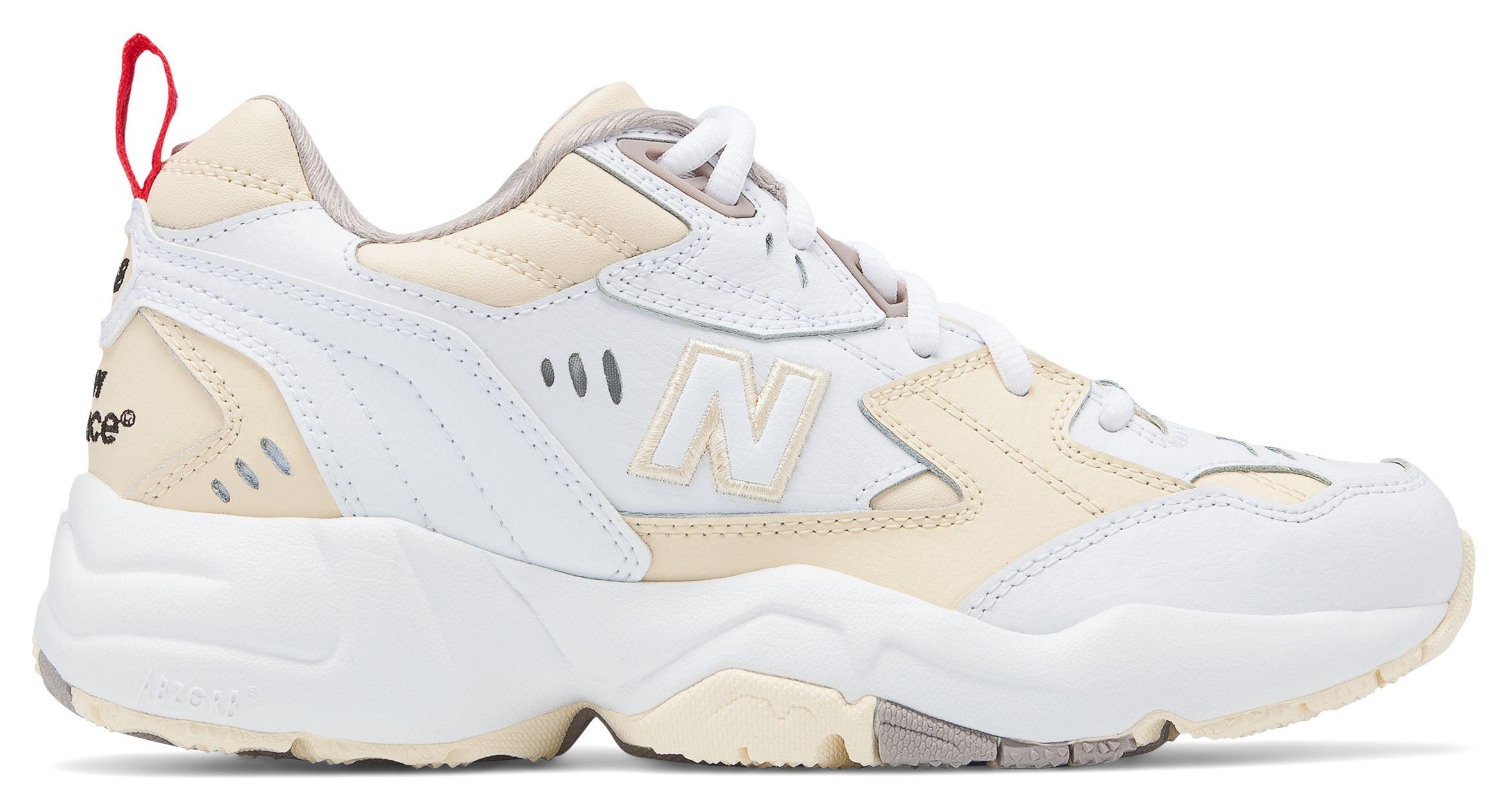 New Balance Leather 608 in Tan/White (White) - Lyst