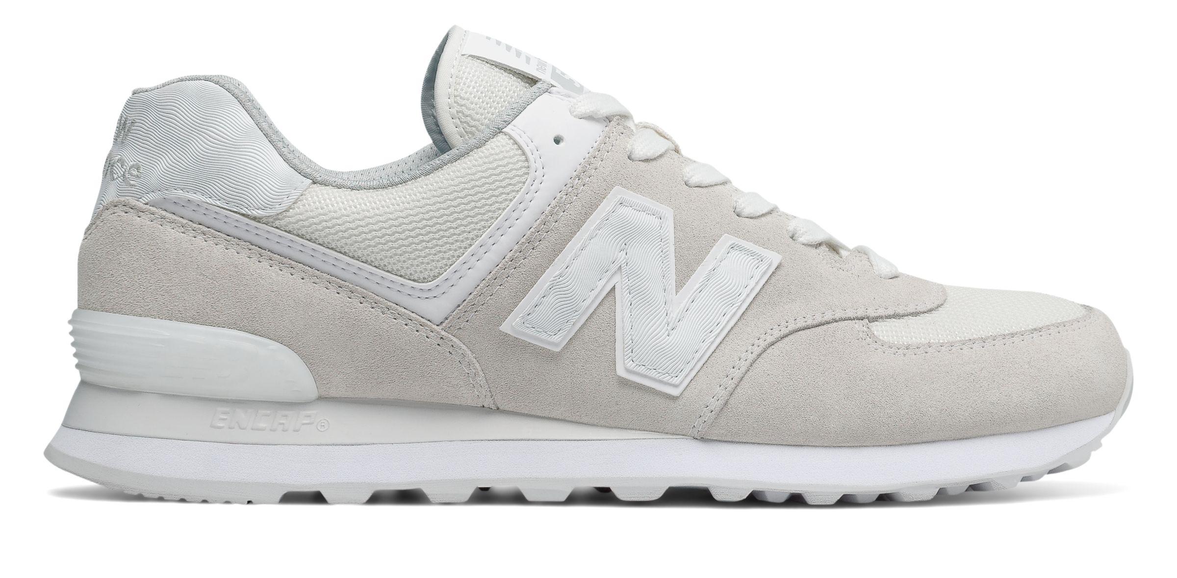 New Balance Suede 574 in White for Men - Lyst