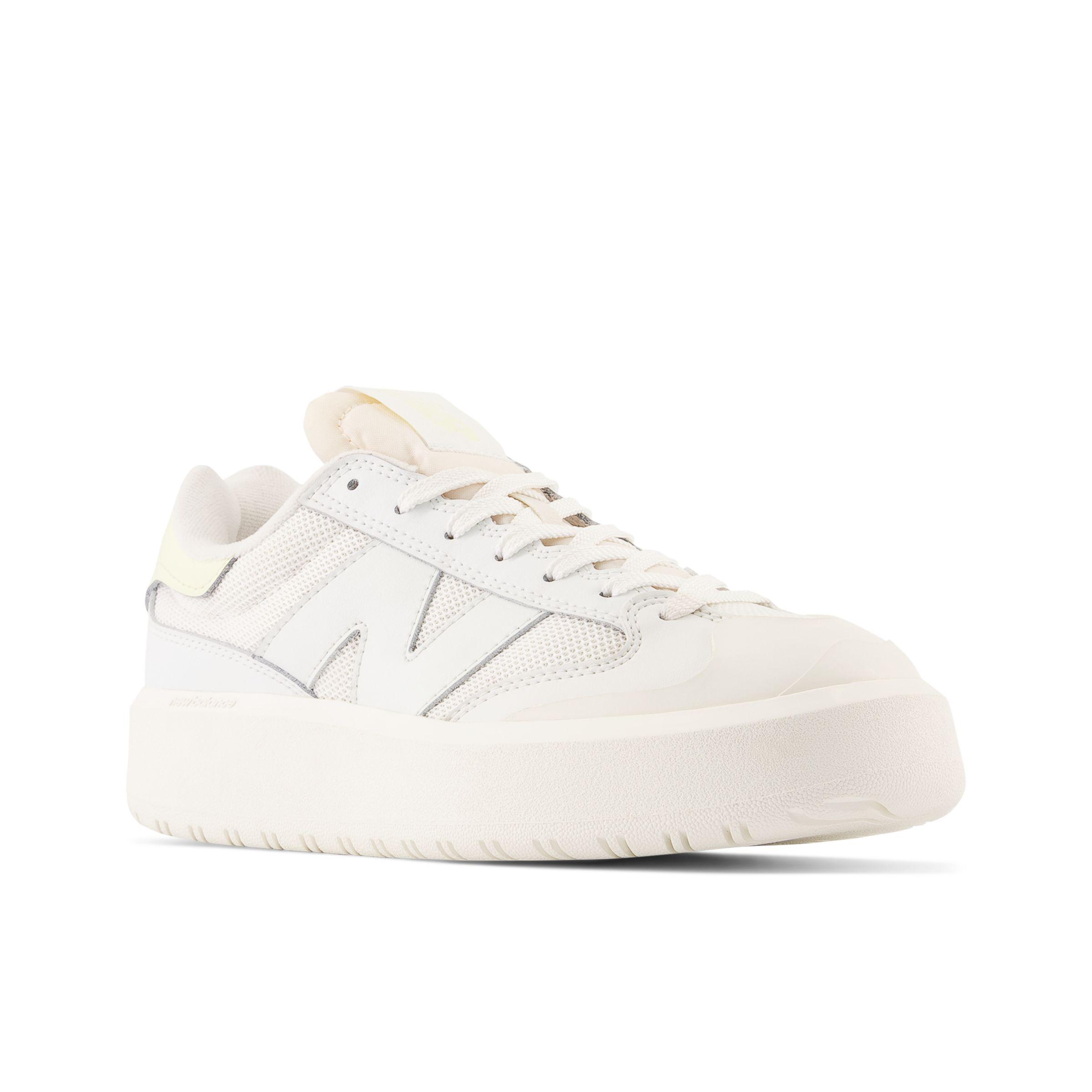 New Balance Ct302 In White/yellow Suede/mesh | Lyst UK