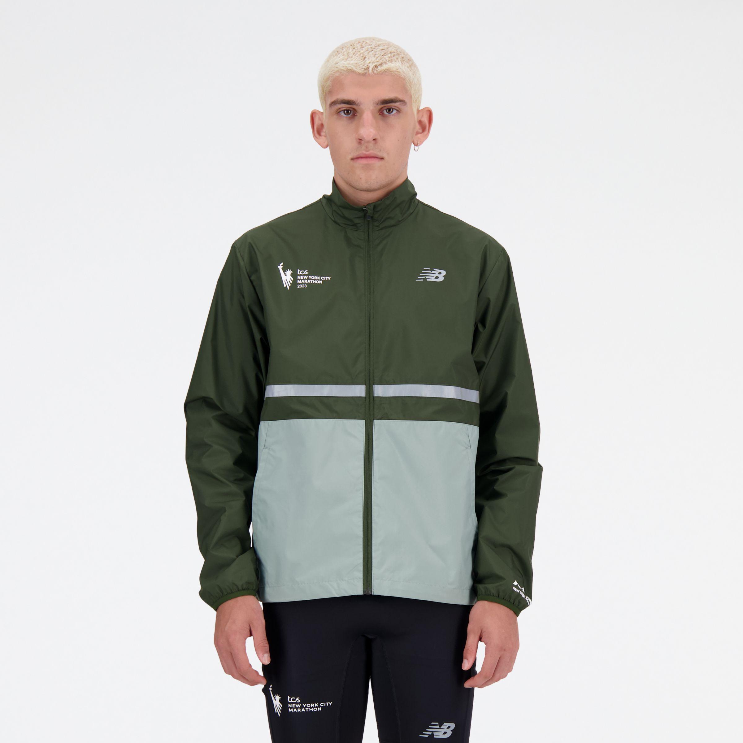 New Balance Nyc Marathon Jacket in Green for Men Lyst