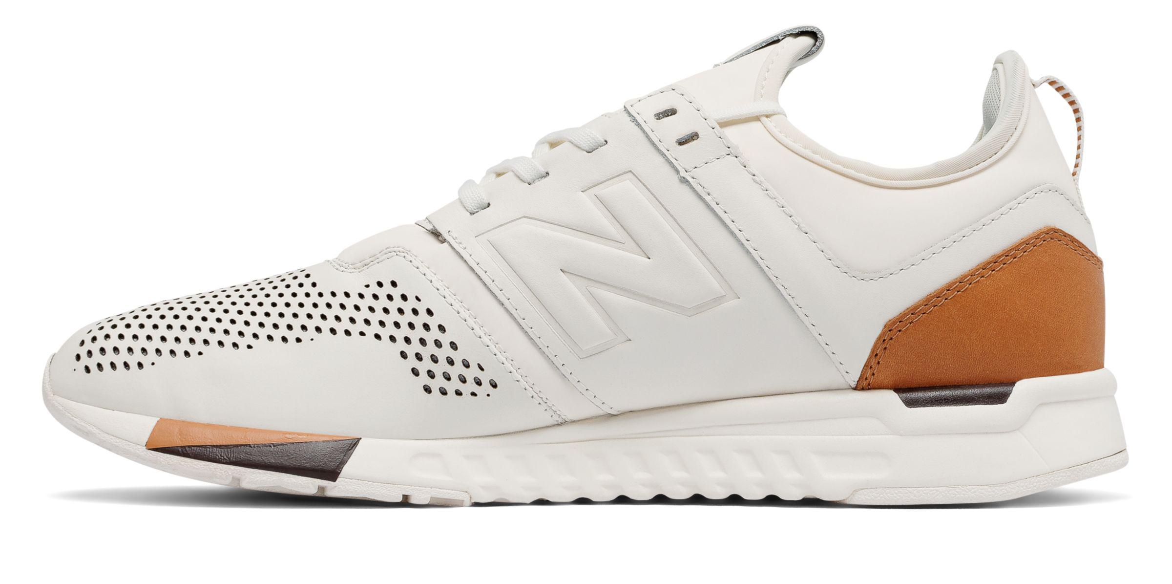New Balance Leather 247 Luxe in White for Men - Lyst