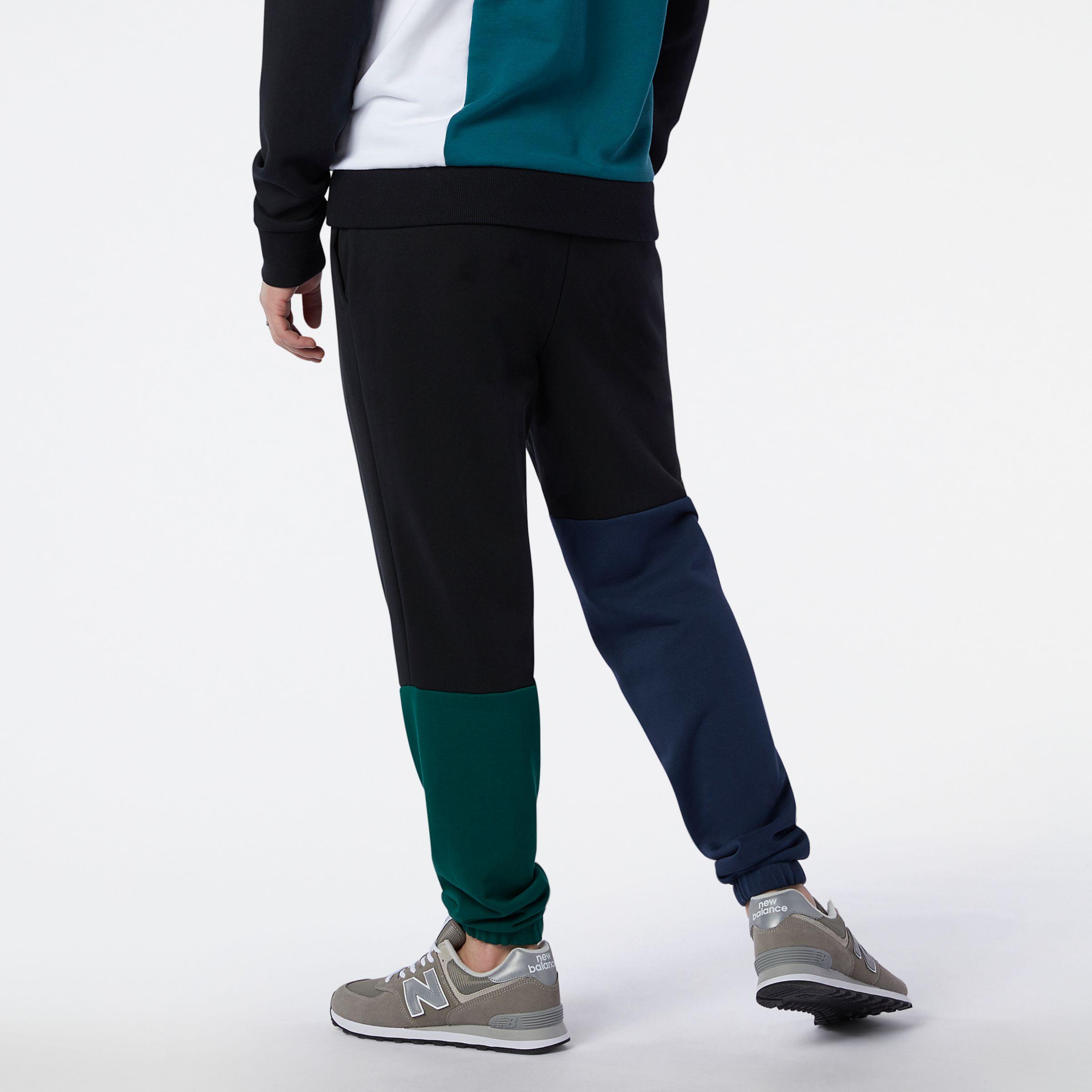 New Balance Nb Athletics Higher Learning Fleece Pant in Green | Lyst