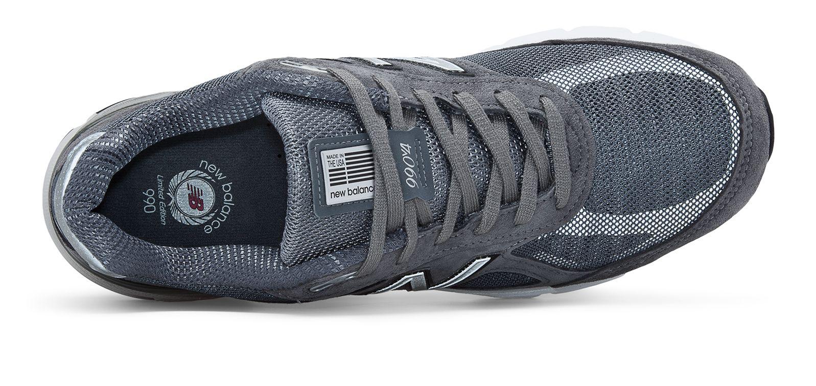 New Balance Leather Reflective 990v4 in 