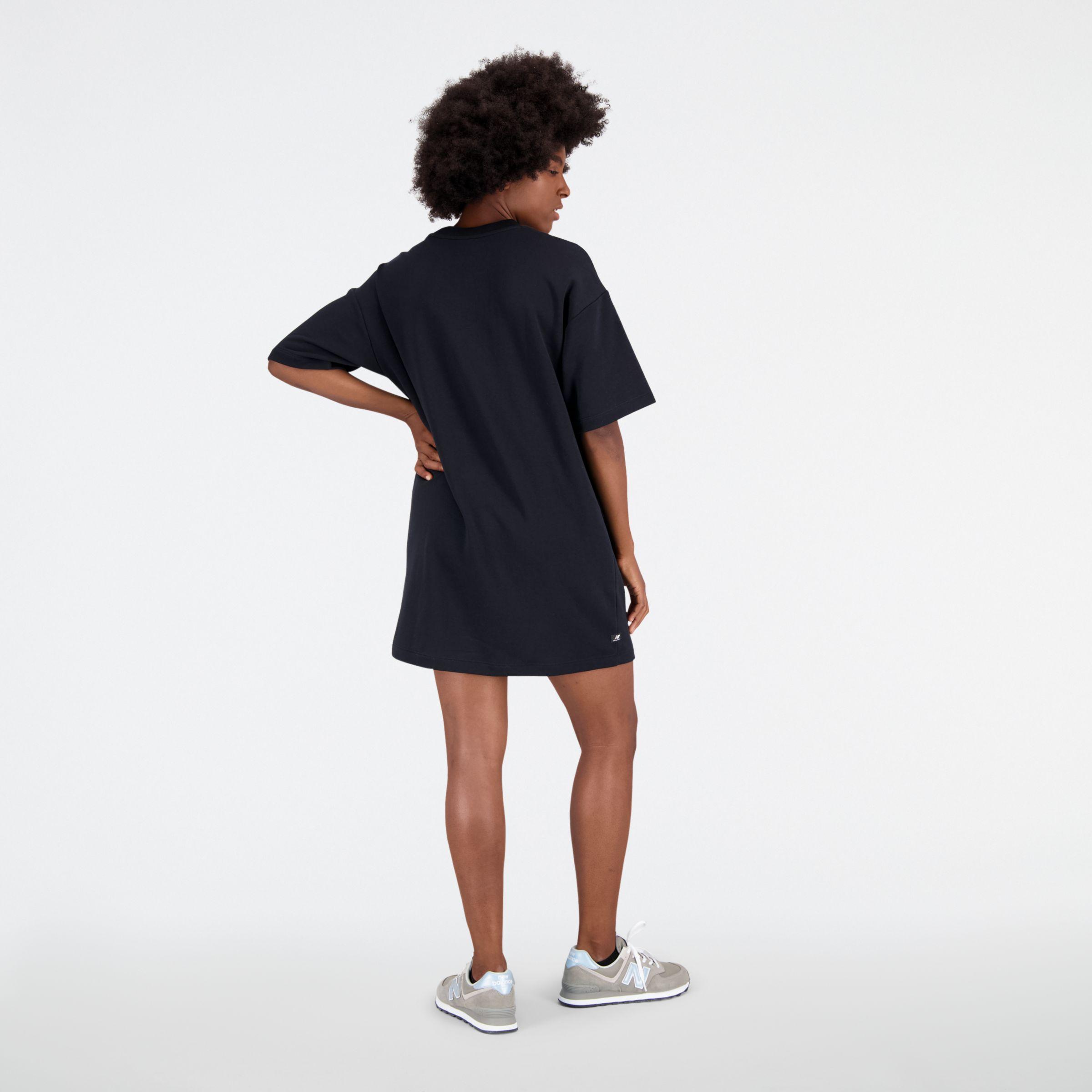 Essentials Stacked Logo French Terry Graphic Dress de New Balance de color  Azul | Lyst