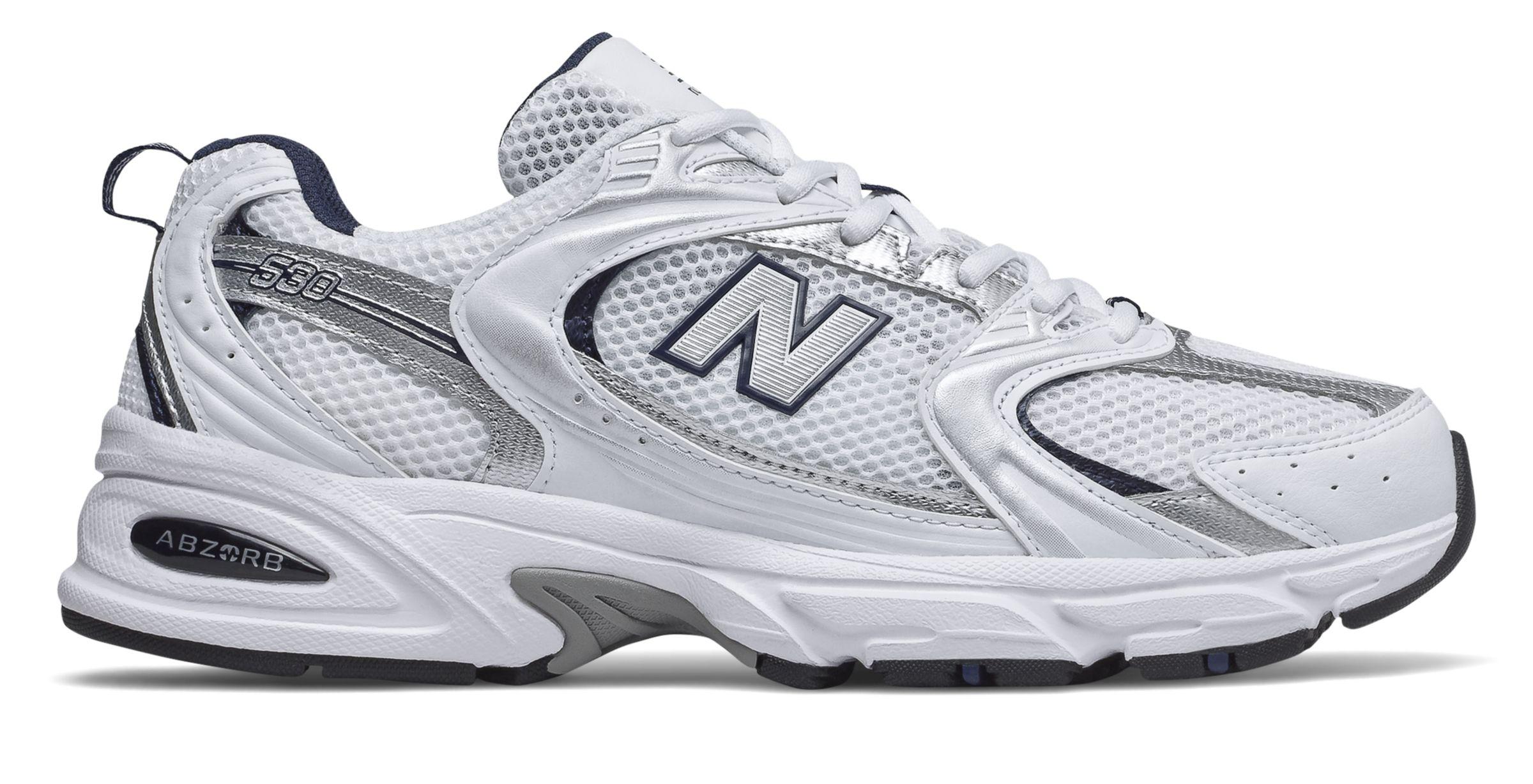 New Balance Unisex Unisex 530 in White/Blue (White) - Lyst
