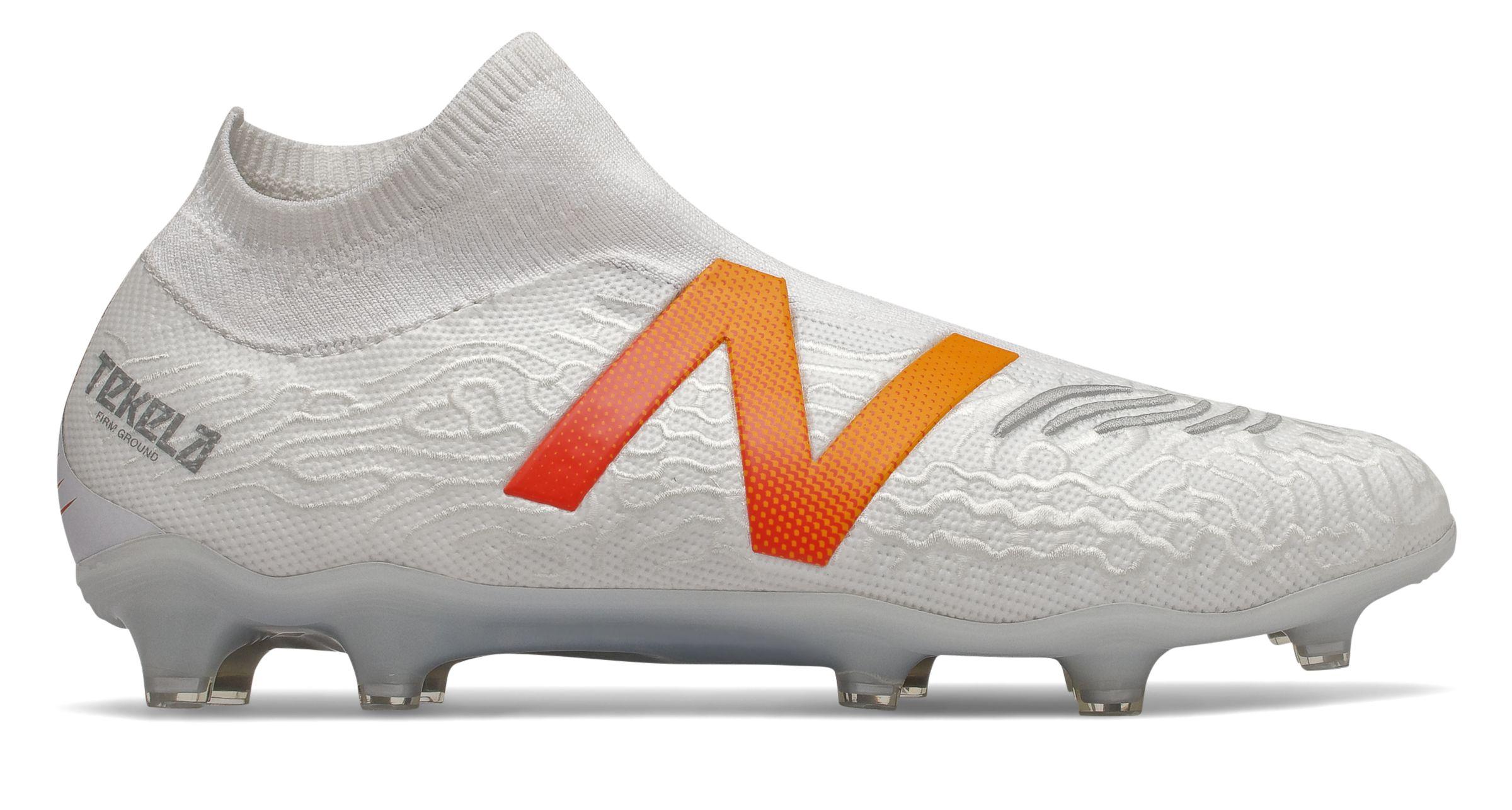 New Balance Tekela V3 Pro Fg (laceless) Soccer Shoes in White for Men | Lyst