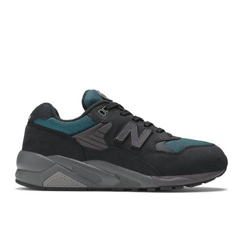 New Balance 580 In Black green grey Leather in Blue for Men Lyst UK