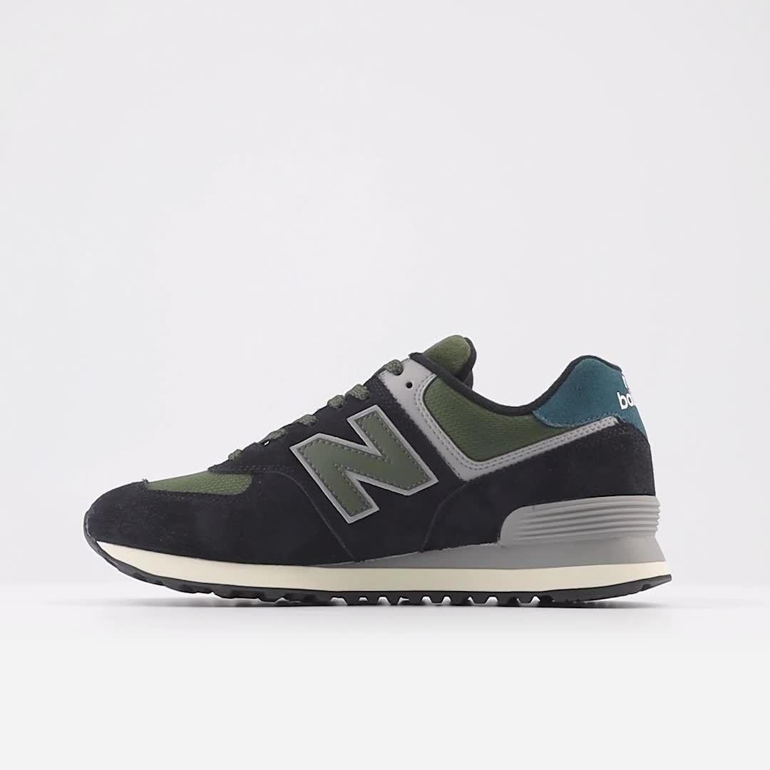 New Balance 574 In Grey blue Suede mesh Lyst UK