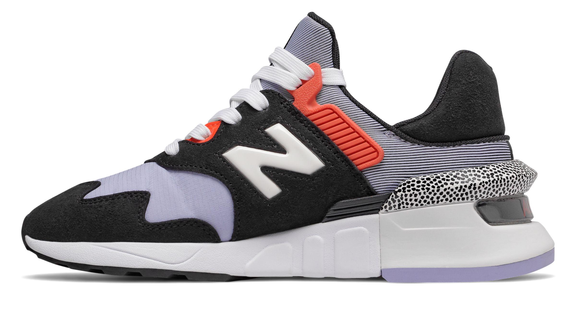 New Balance Rubber Ws997 W Shoes in Black/Purple (Black) - Lyst