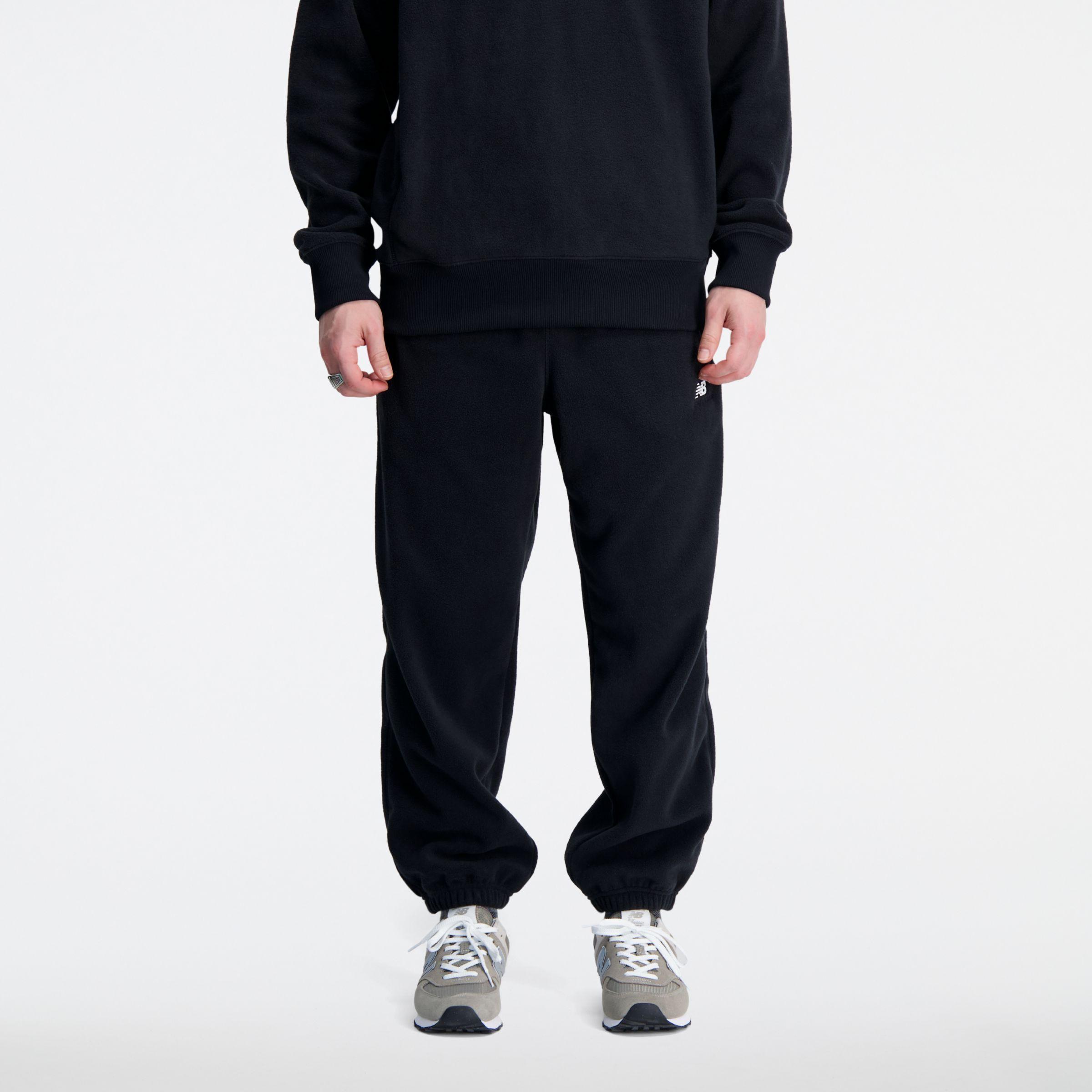 New Balance Athletics Polar Fleece Pant In Black Poly Fleece for