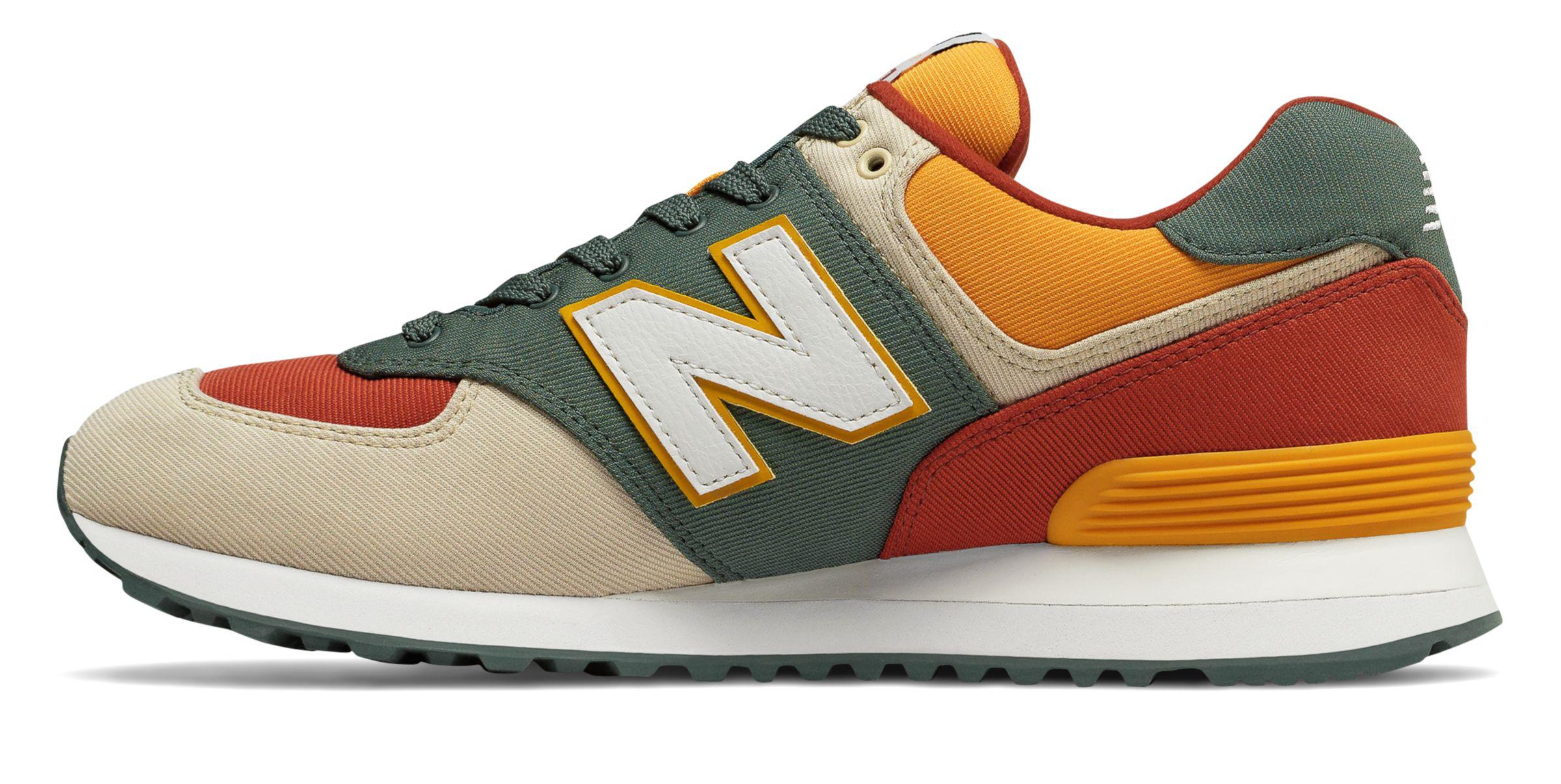 new balance 574 rosin with vintage orange