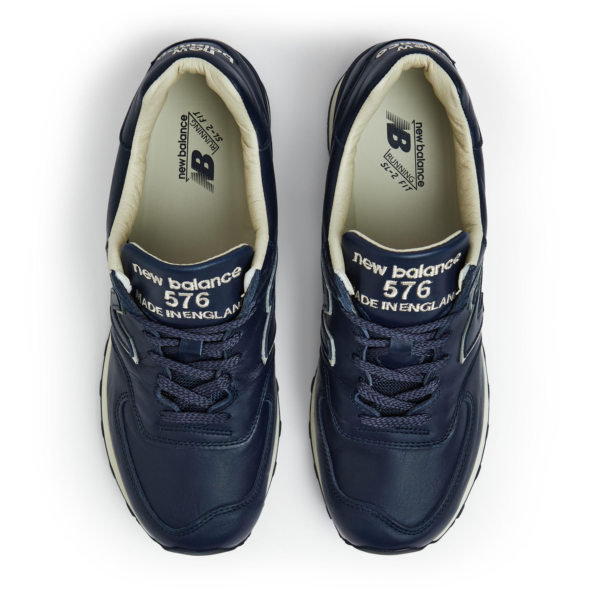 New balance cheap 576 navy leather