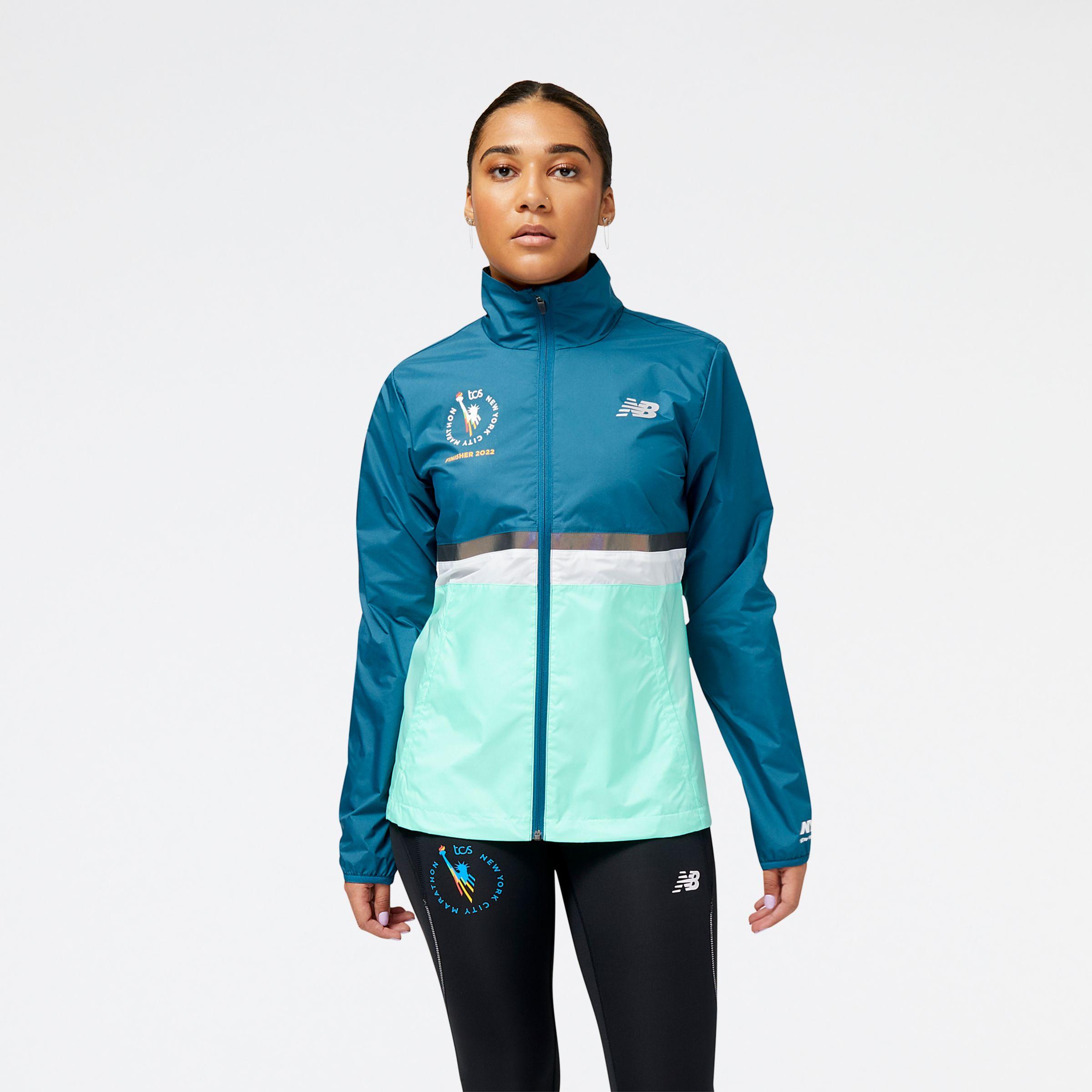New Balance Nyc Marathon Finisher Jacket in Blue Lyst