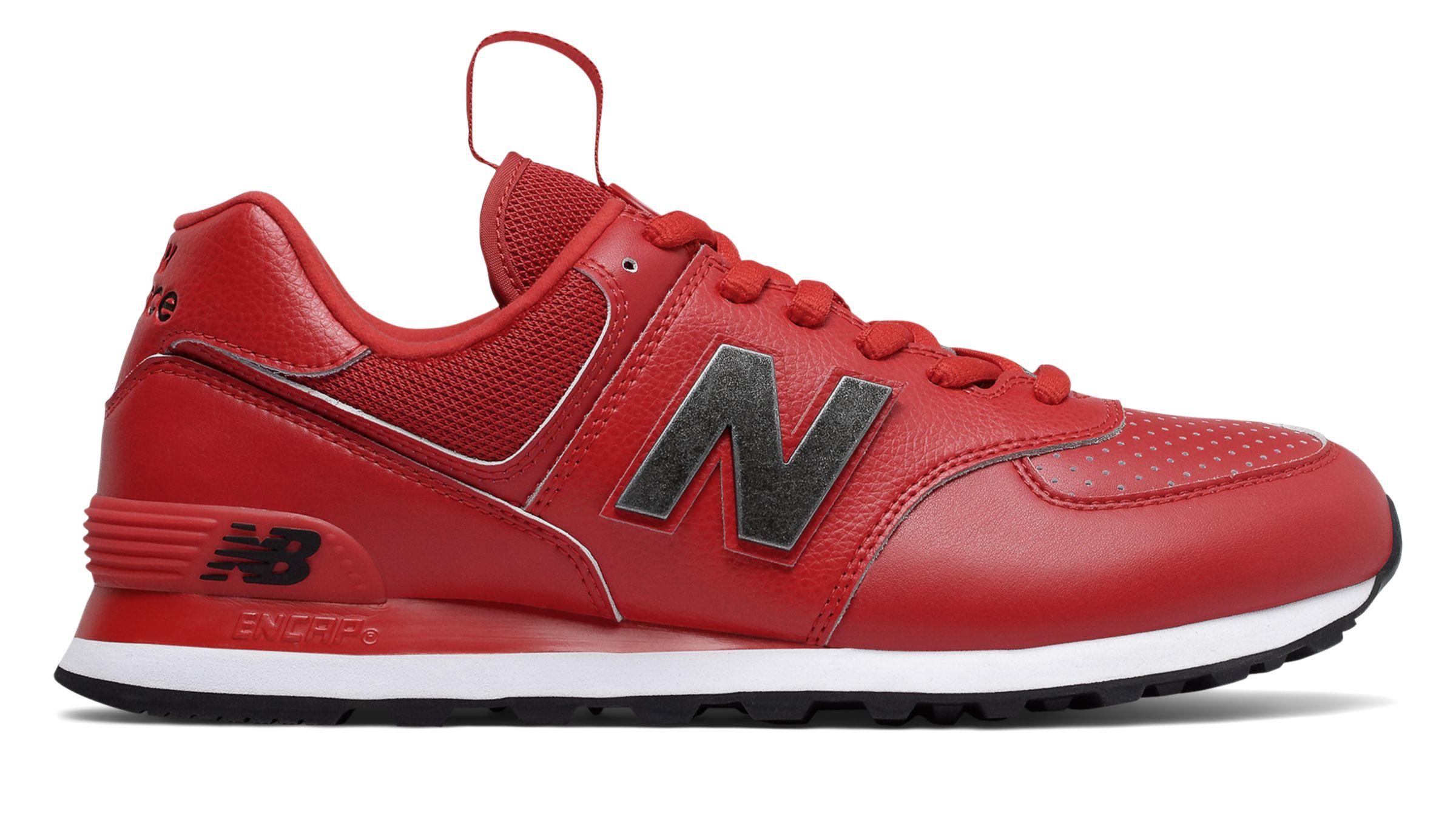 new balance 574 black with earth red