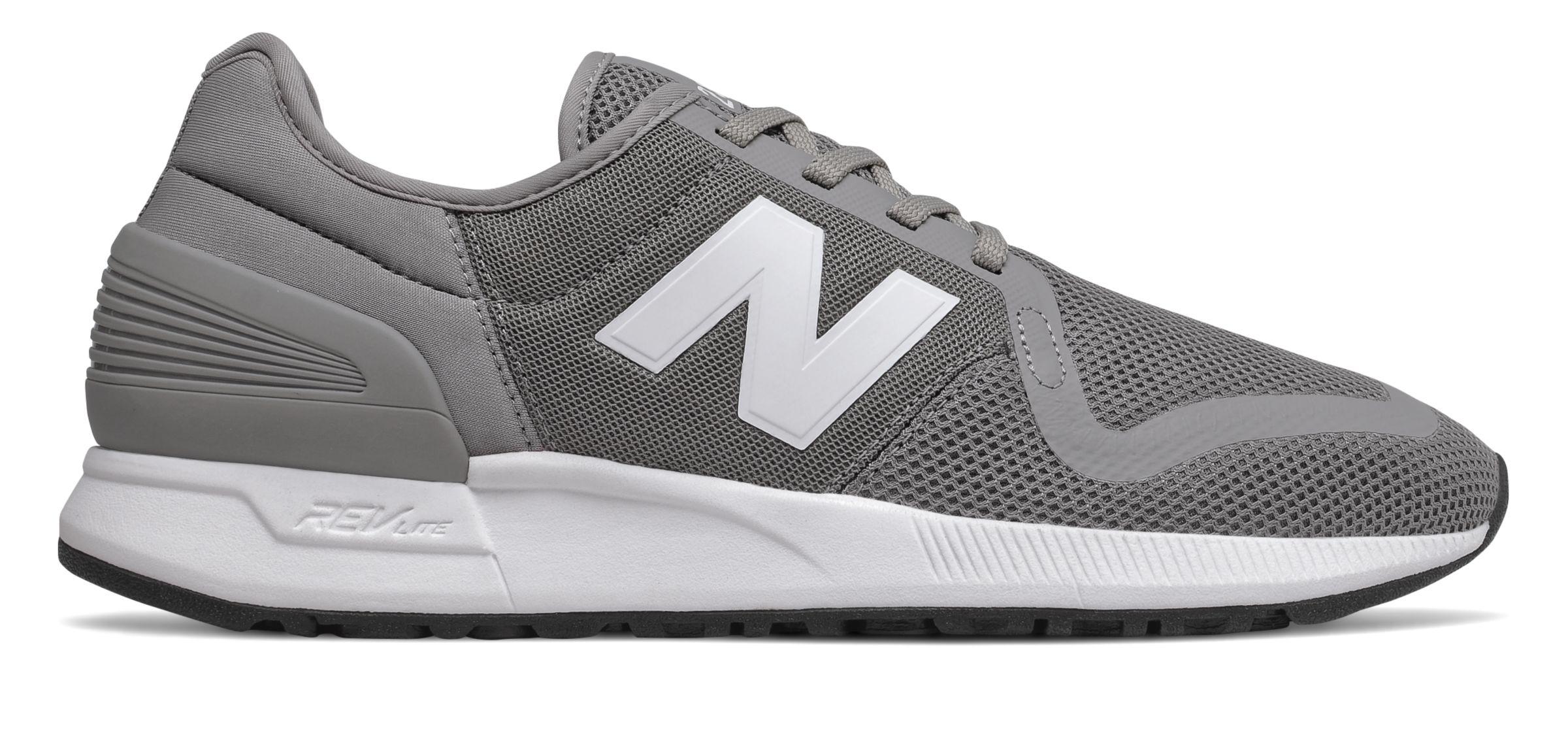 New Balance 247s Sport Style Shoes in Grey/White (Gray) for Men Lyst