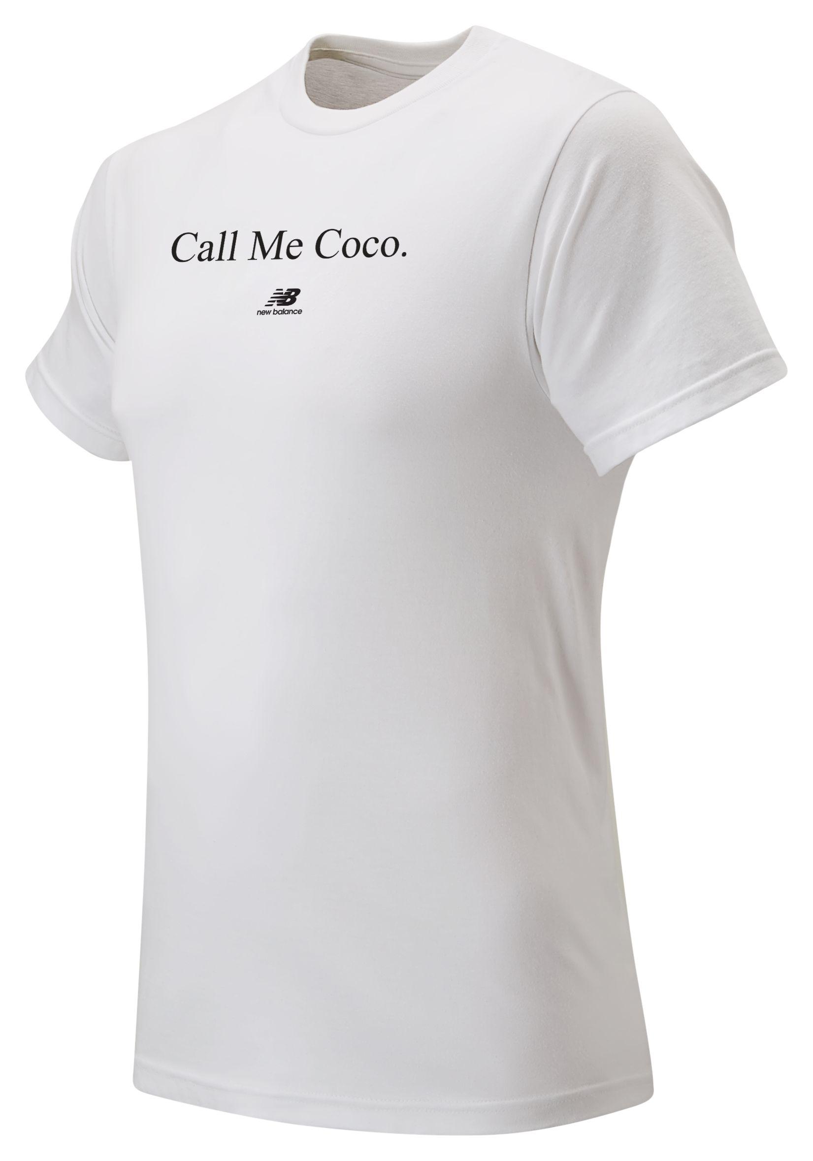 New Balance Call Me Coco Tee in White for Men | Lyst