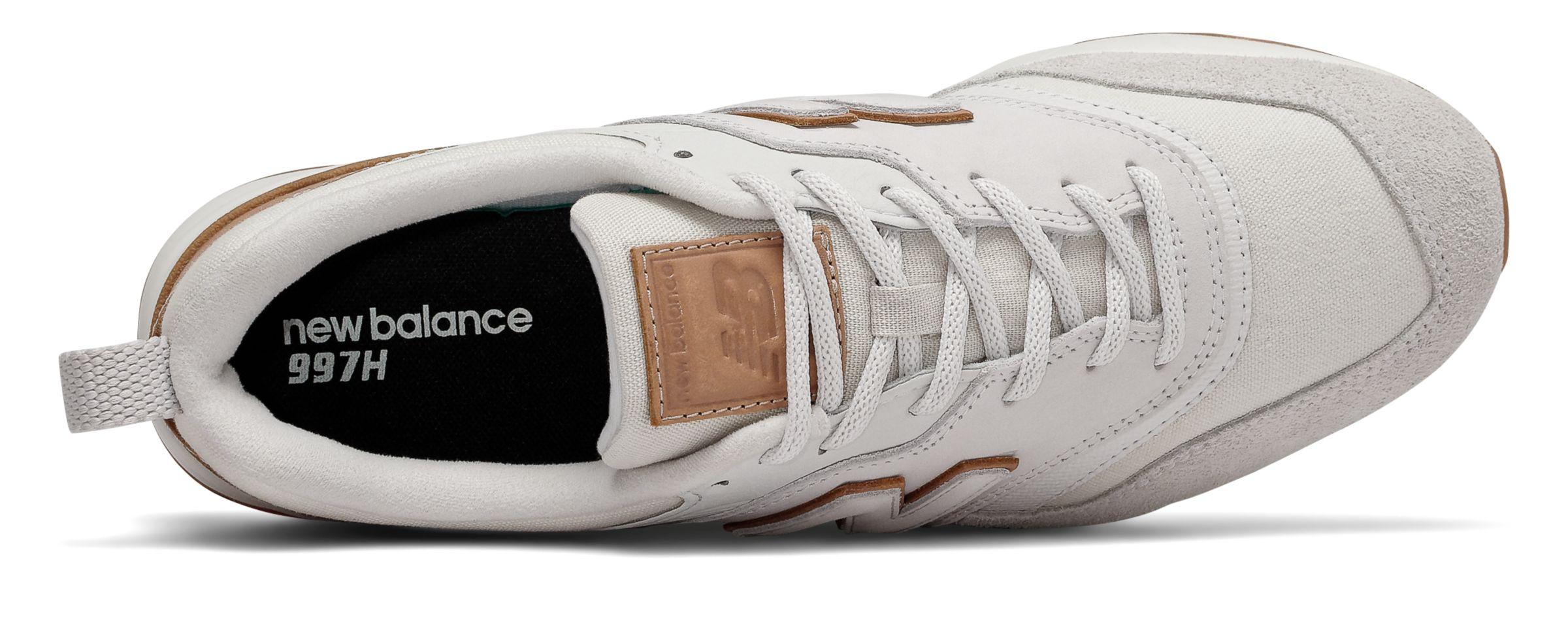 New Balance Leather 997h in Grey/Beige (Metallic) for Men | Lyst UK