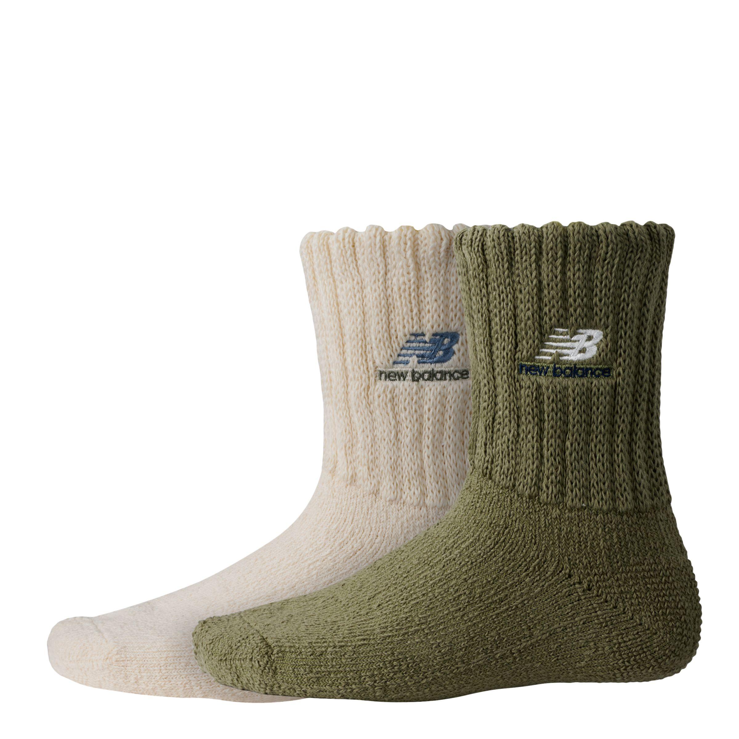 New Balance Natural Lowgauge Ankle 2 Pack in Green