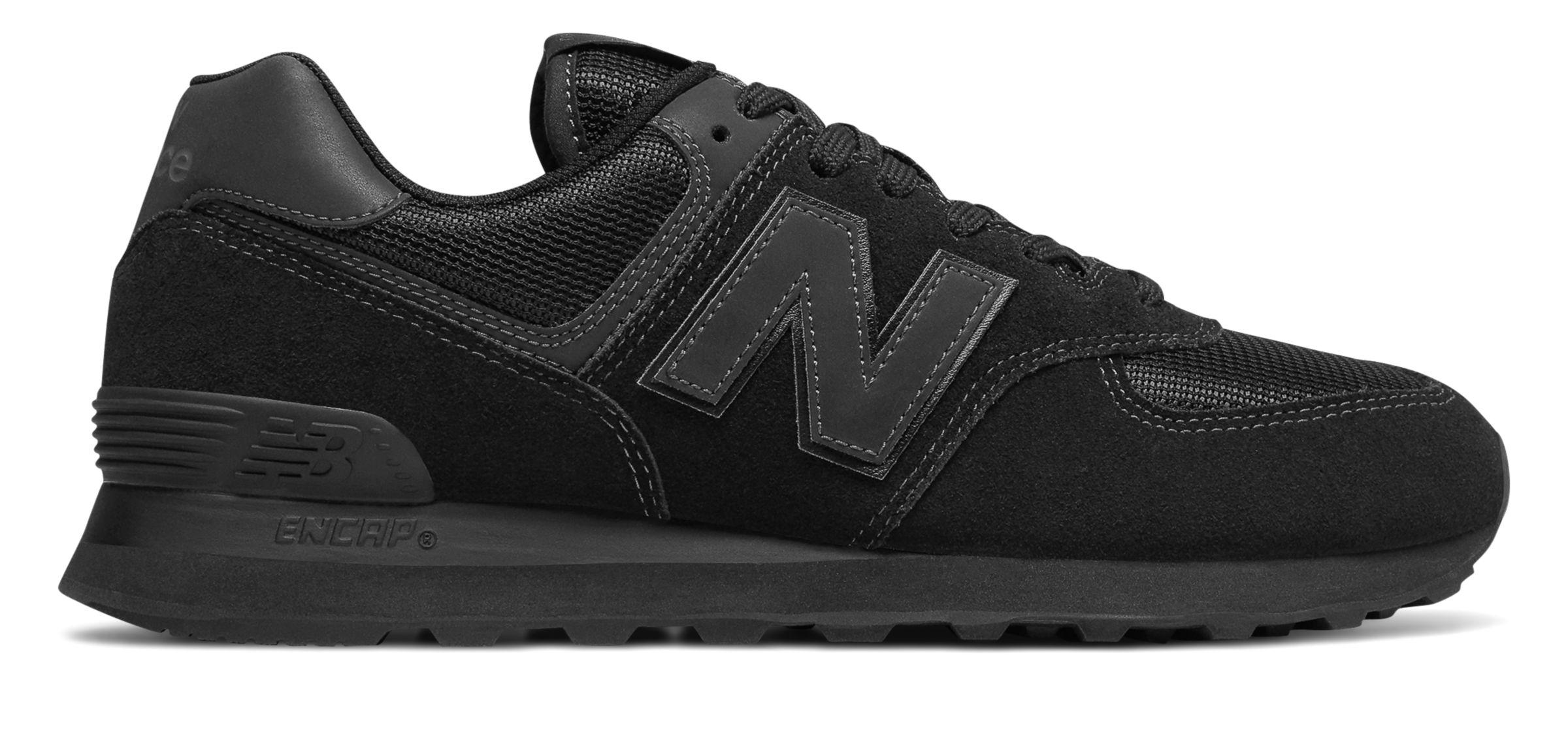New Balance 574 Core in Black for Men - Lyst
