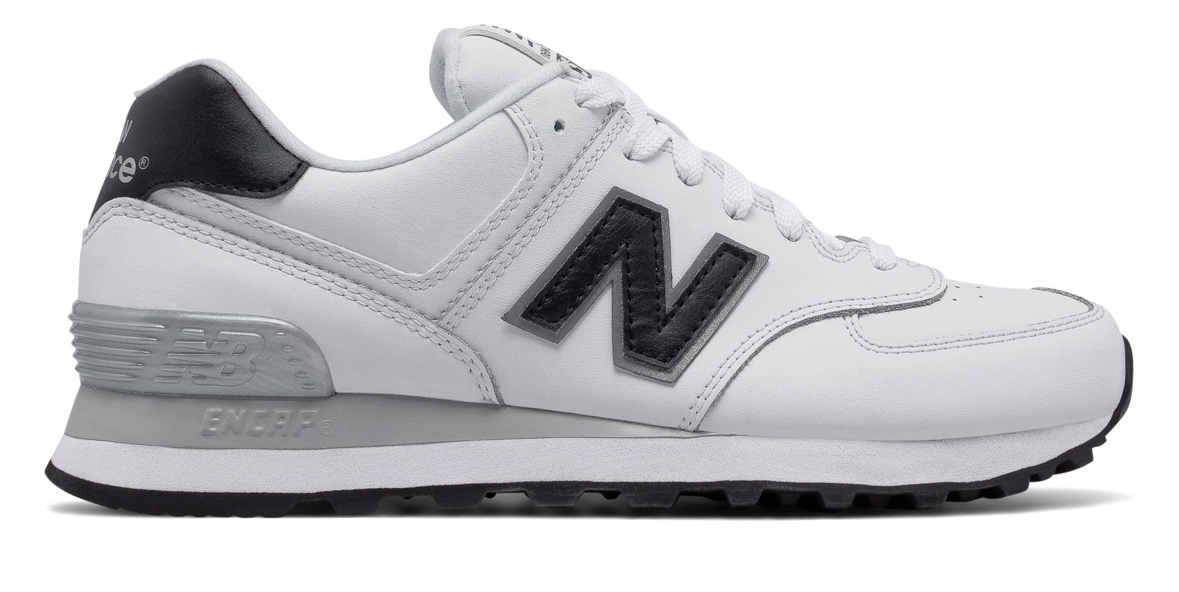 New Balance 574 Leather for Men - Lyst