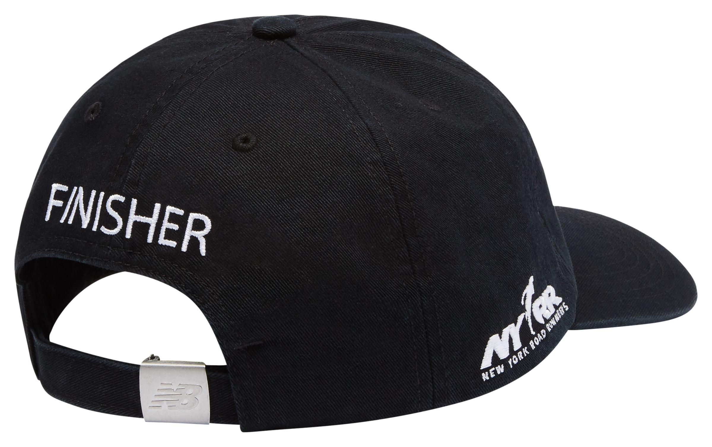New Balance Cotton Nyc Marathon 6 Panel Curved Brim Finisher Cap