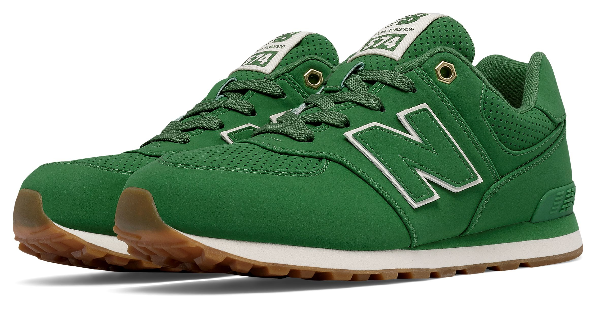New Balance Synthetic 574 Heritage Sport 574 Heritage Sport in Green ...