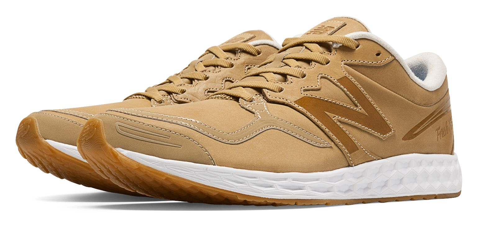 New Balance Fresh Foam Zante Leather in Tan (Metallic) for Men - Lyst