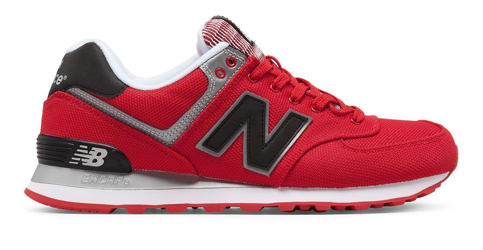 New Balance Rubber 574 Jetsetter in Red for Men - Lyst