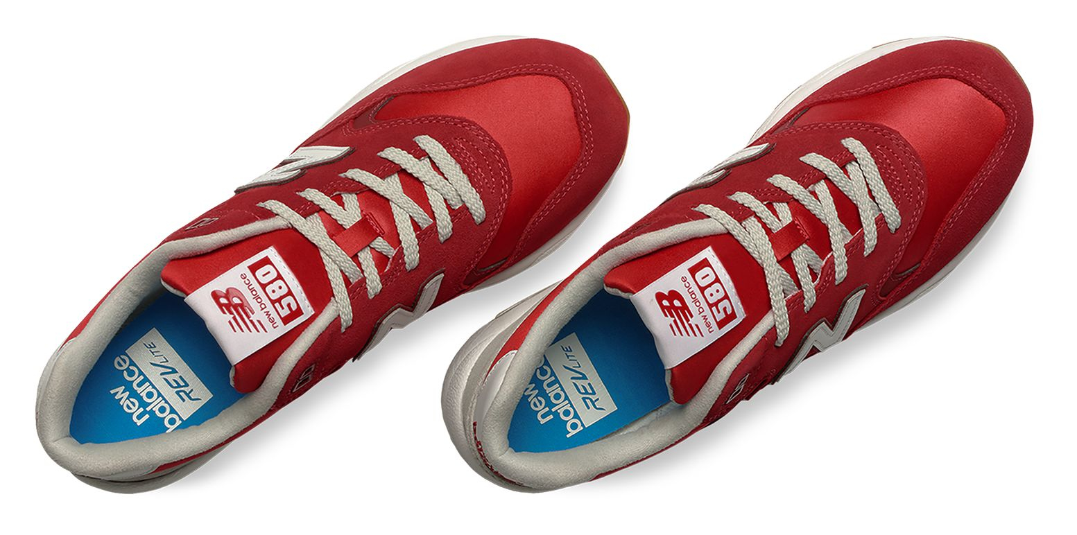 New Balance Suede 580 Elite Edition Revlite In Red For Men Lyst