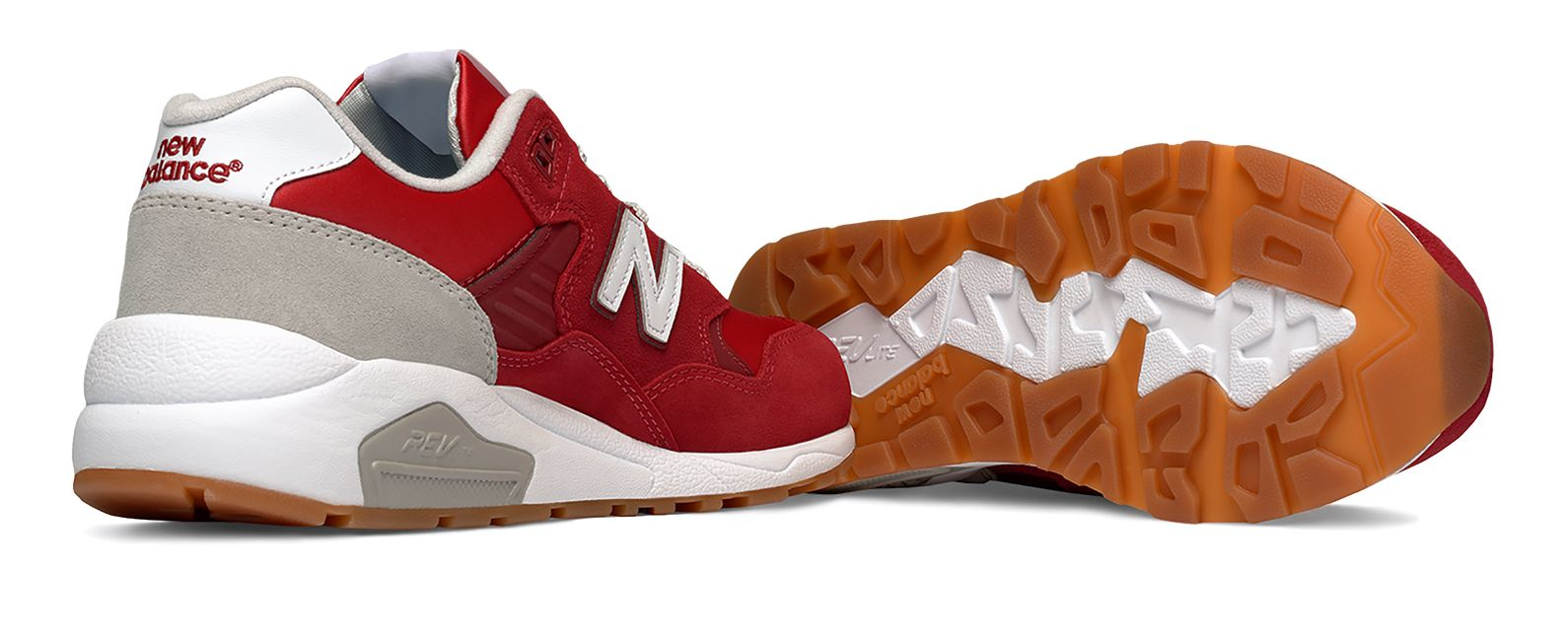 New Balance Suede 580 Elite Edition Revlite In Red For Men Lyst