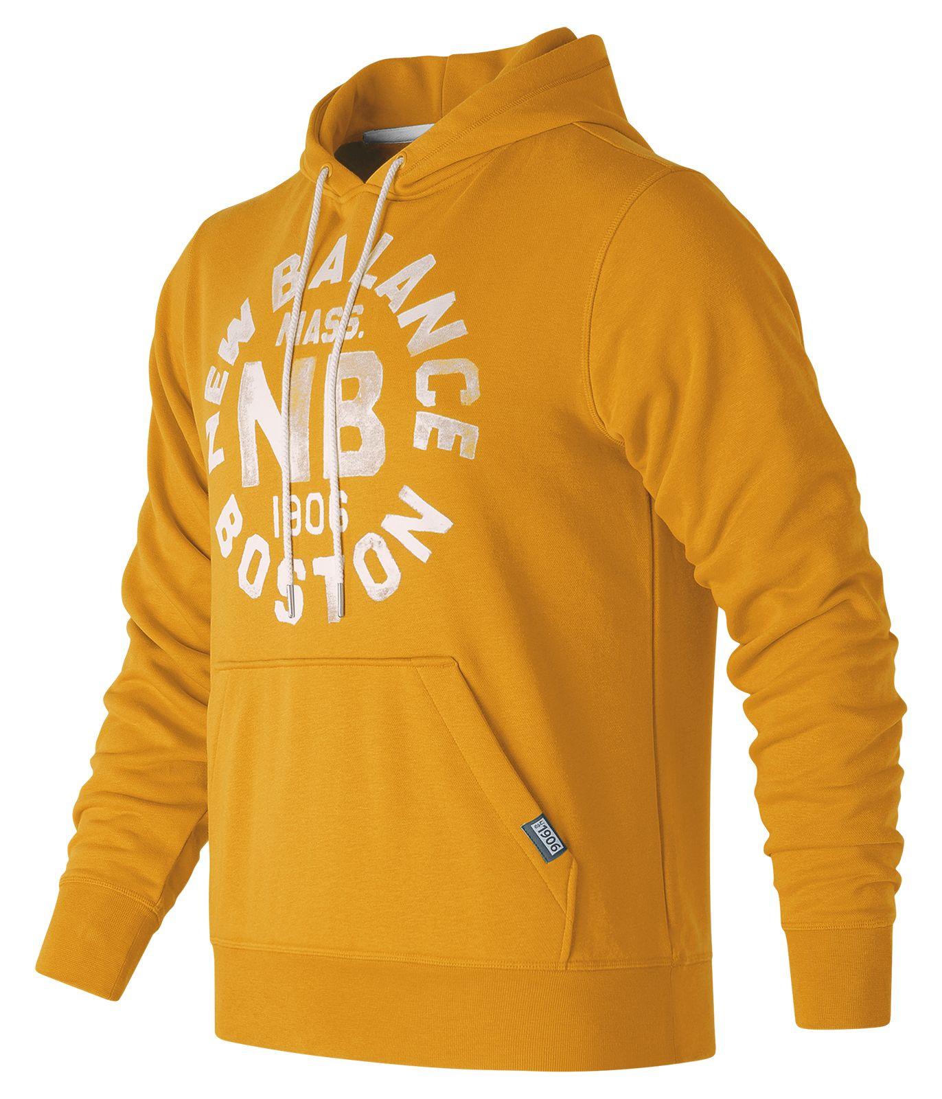 new balance yellow hoodie