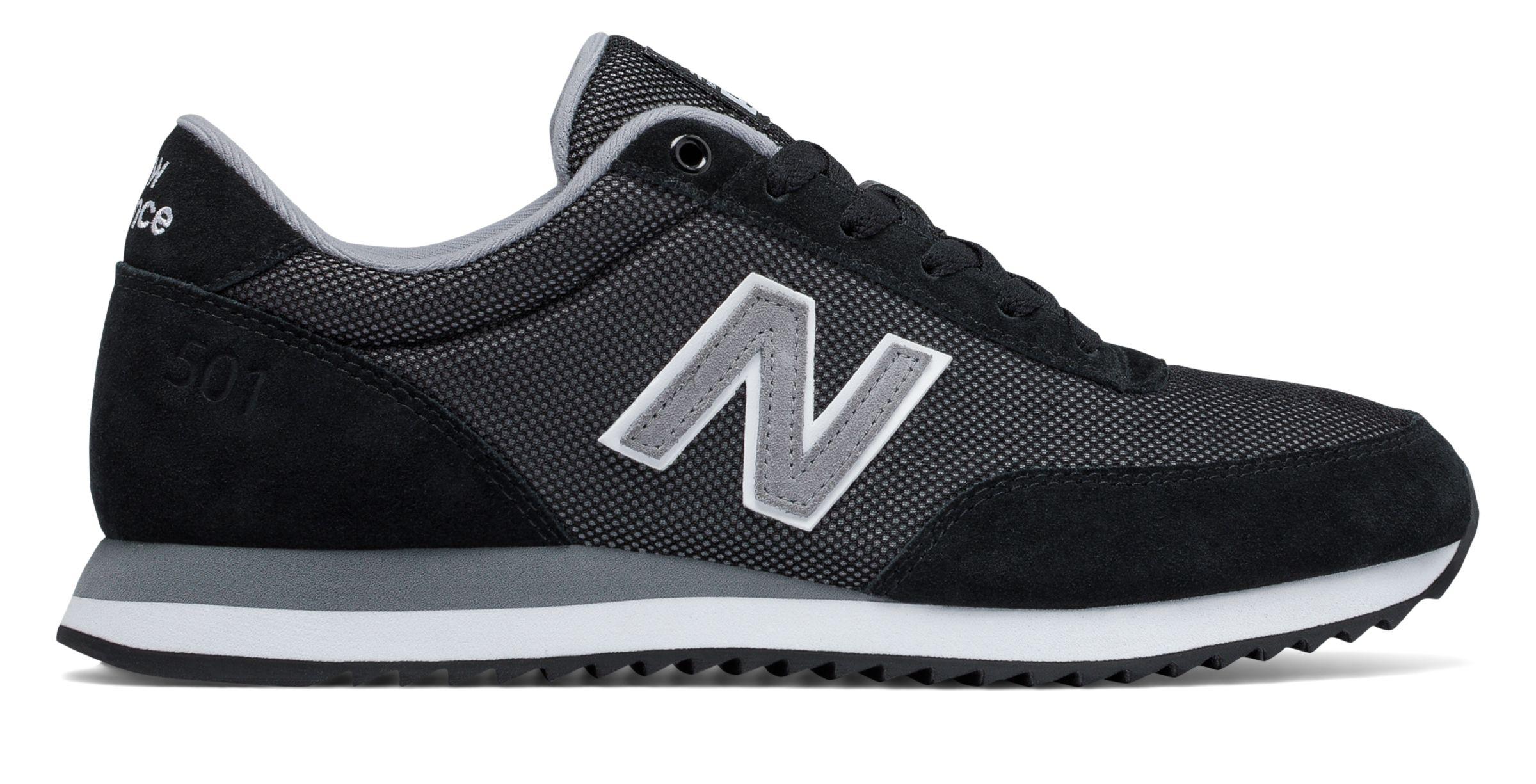 New Balance Rubber 501 Ripple Sole in Black - Lyst