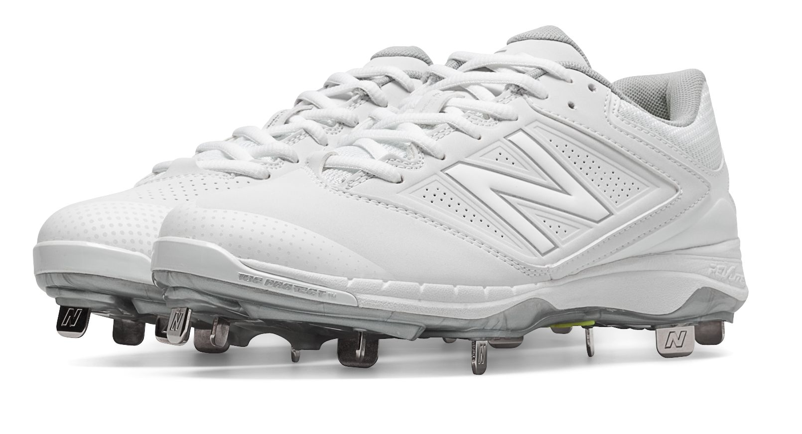 new balance low cut 4040v1 metal cleat in white for lyst new balance low cut 4040v1 metal cleat in white for lyst