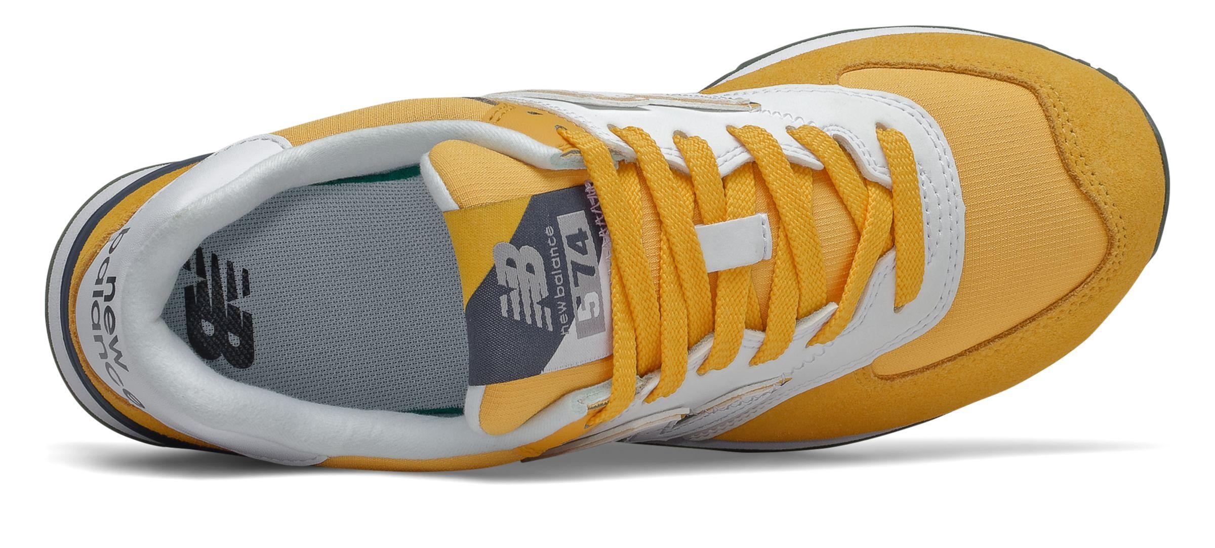 new balance 574 split sail yellow