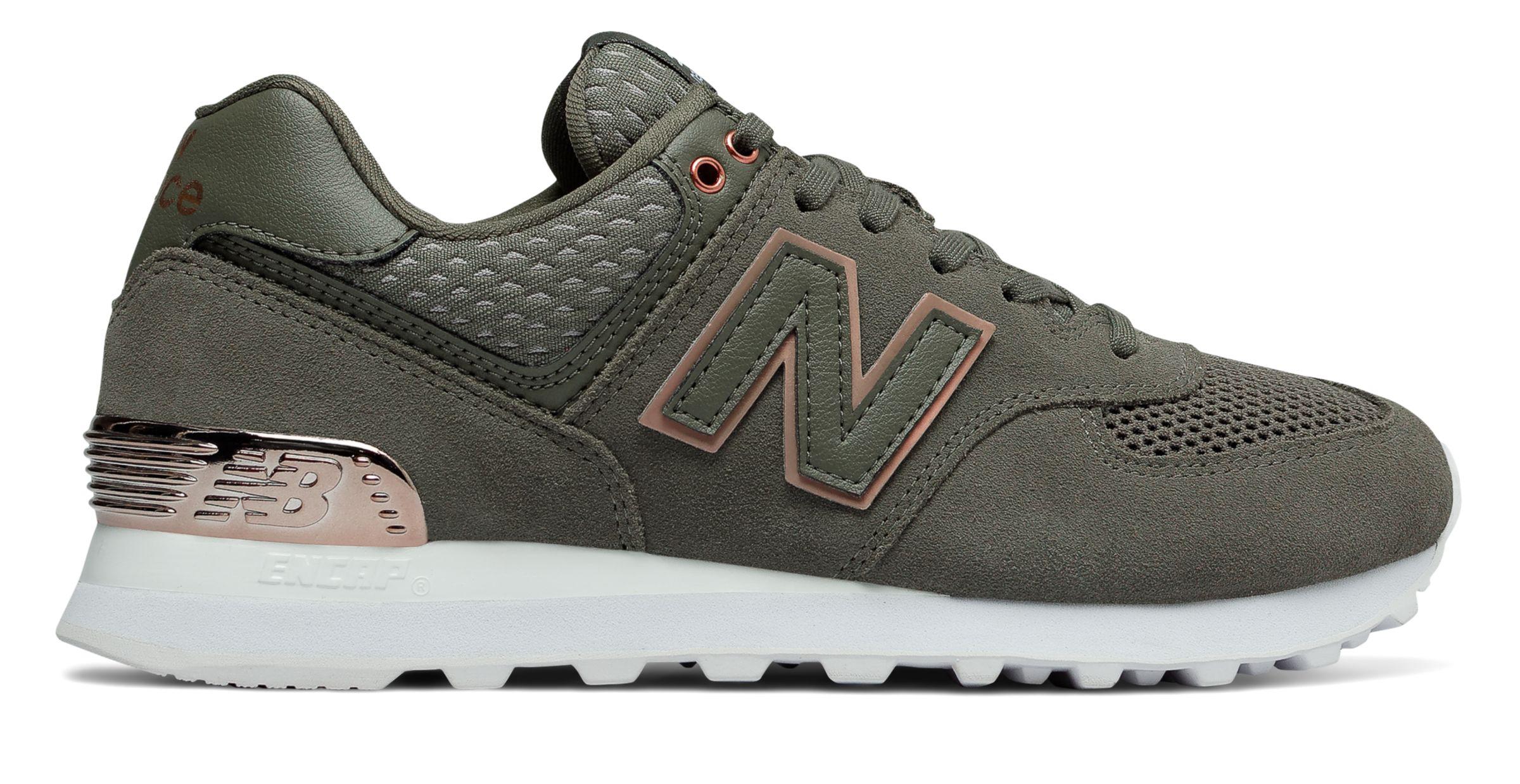 olive green new balance 574