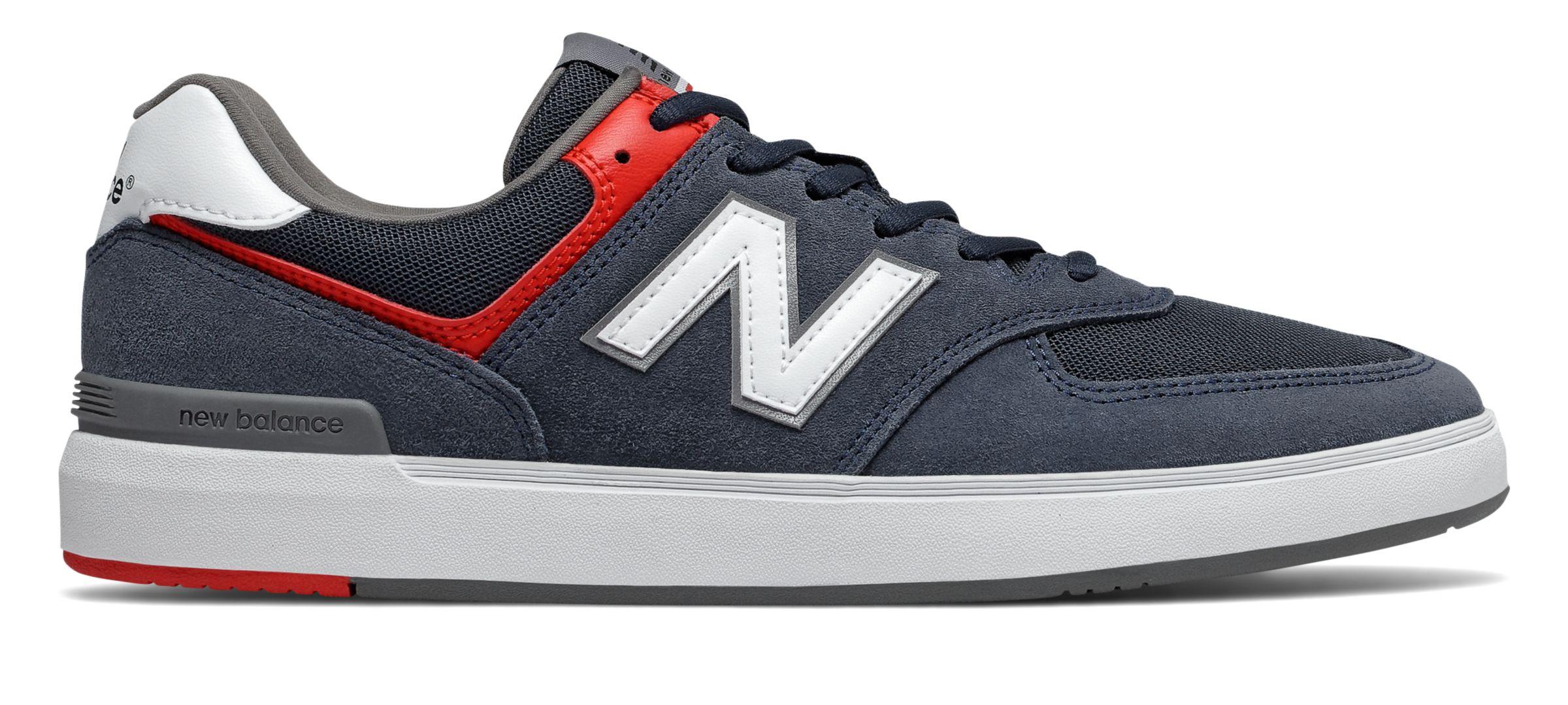 New Balance Suede Navy & White All Coasts 574 Trainers in Navy/White (Blue)  for Men | Lyst