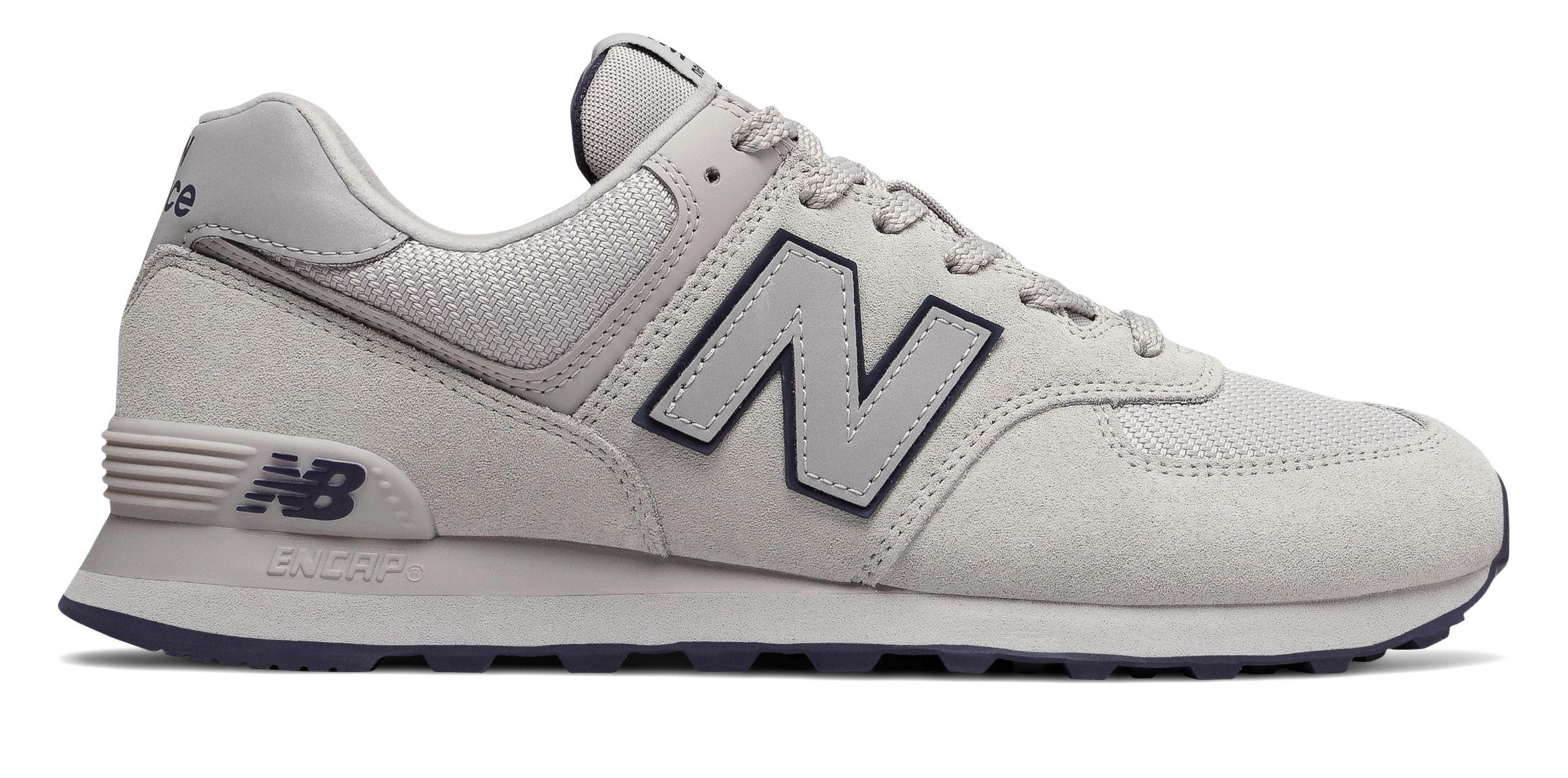 new balance 574 rain cloud with vivid blue
