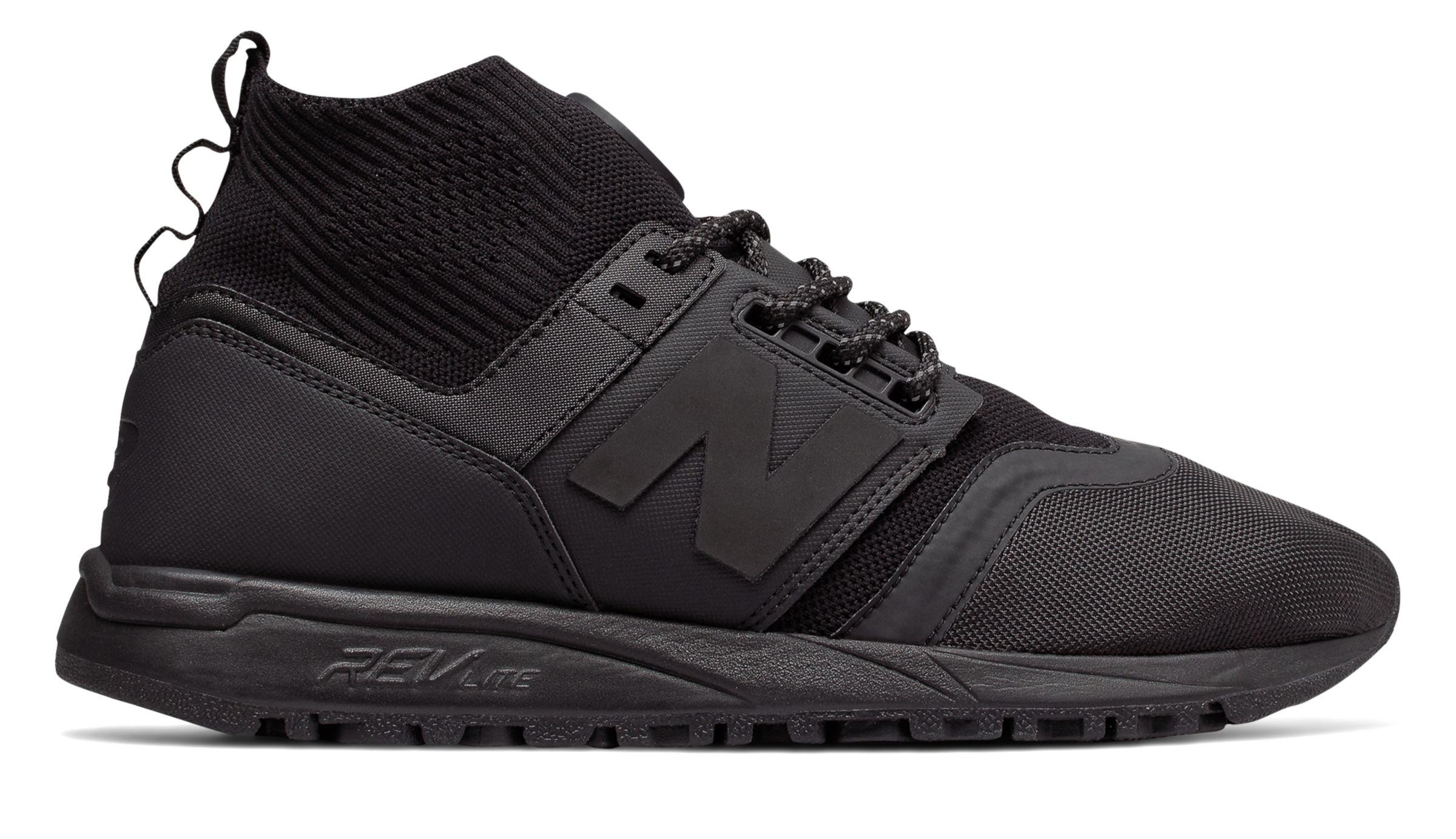 New Balance Synthetic 247 Mid in Black for Men - Lyst
