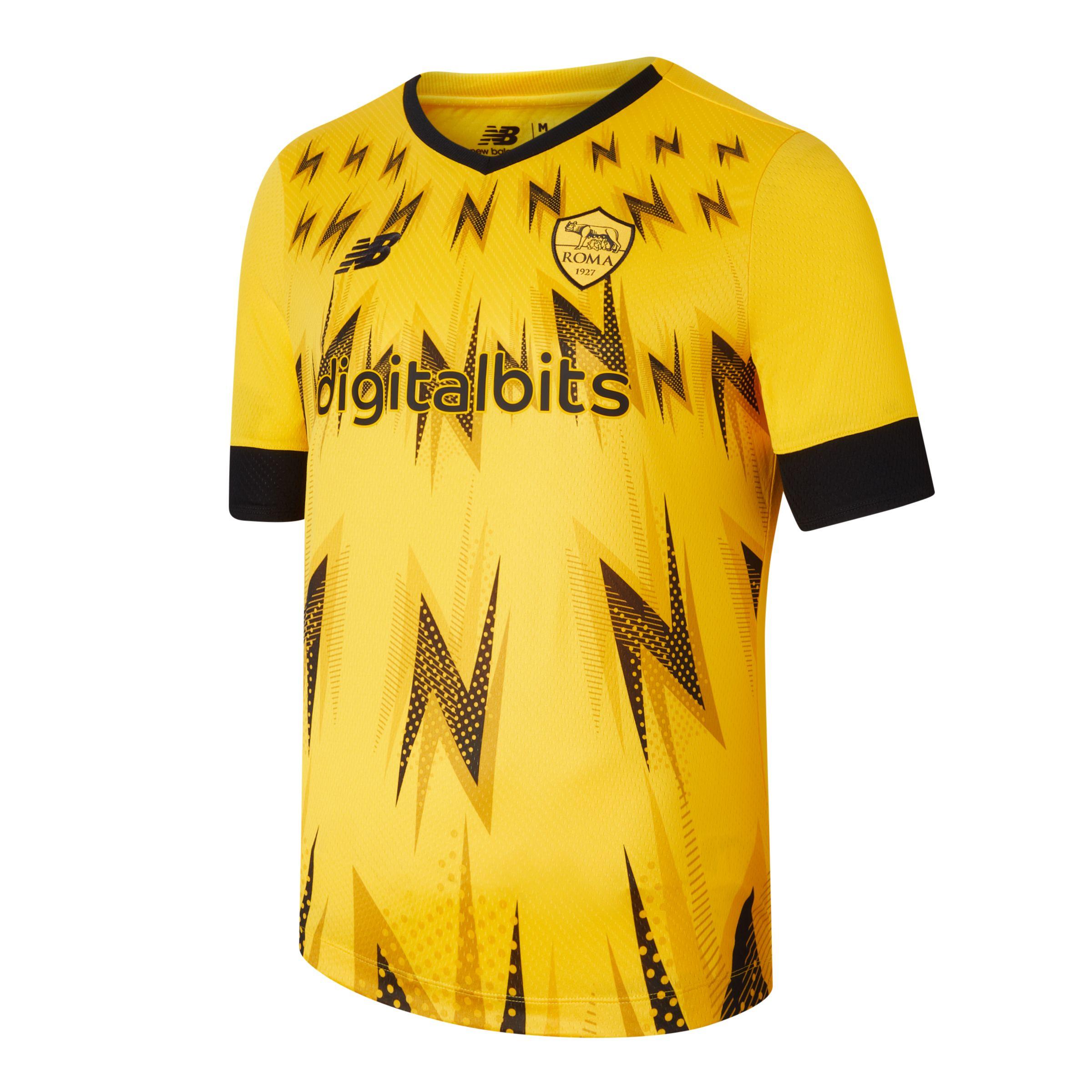 New Balance As Roma E-sports Ss Jersey in Yellow for Men | Lyst