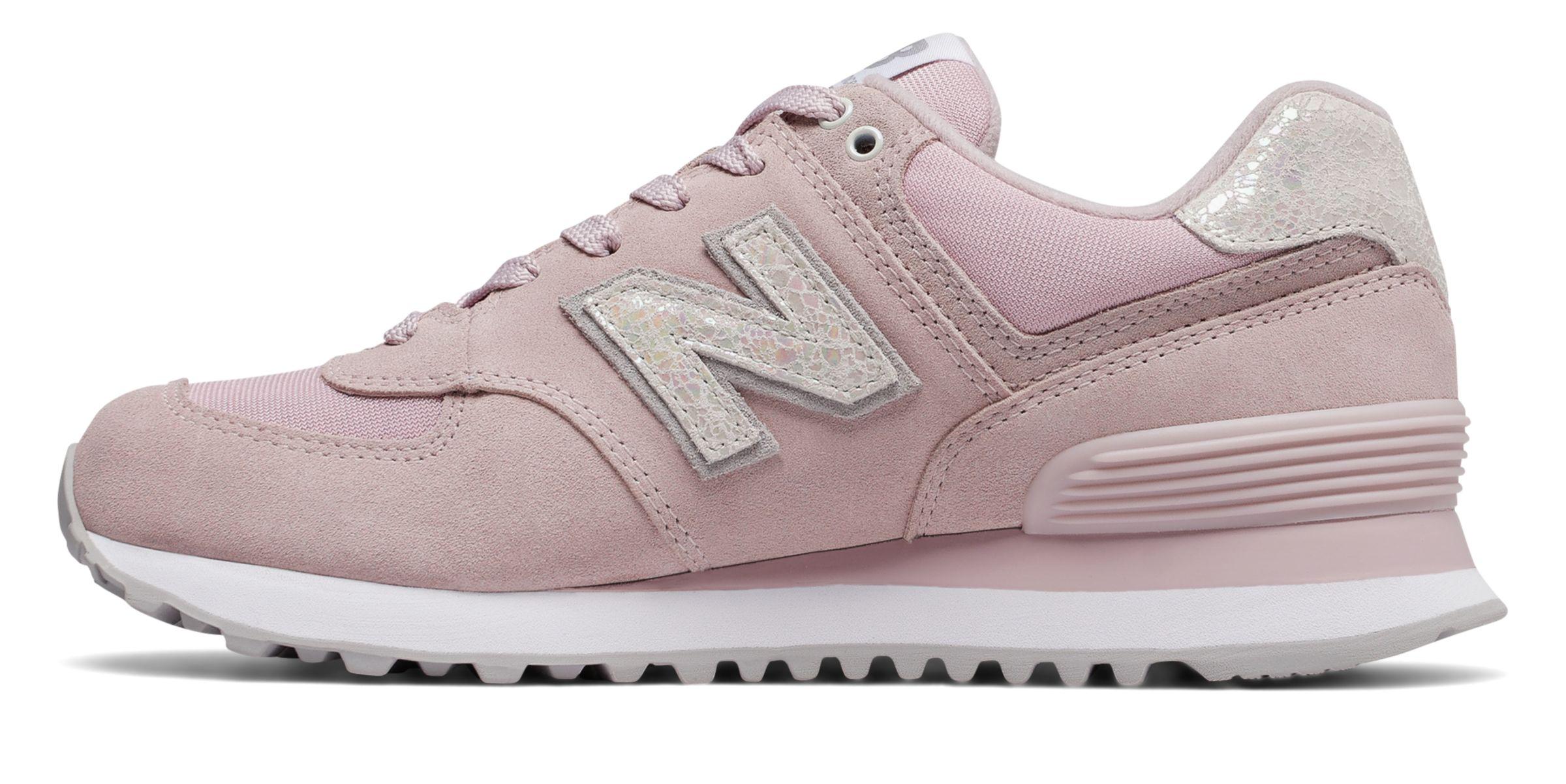 new balance 574 faded rose