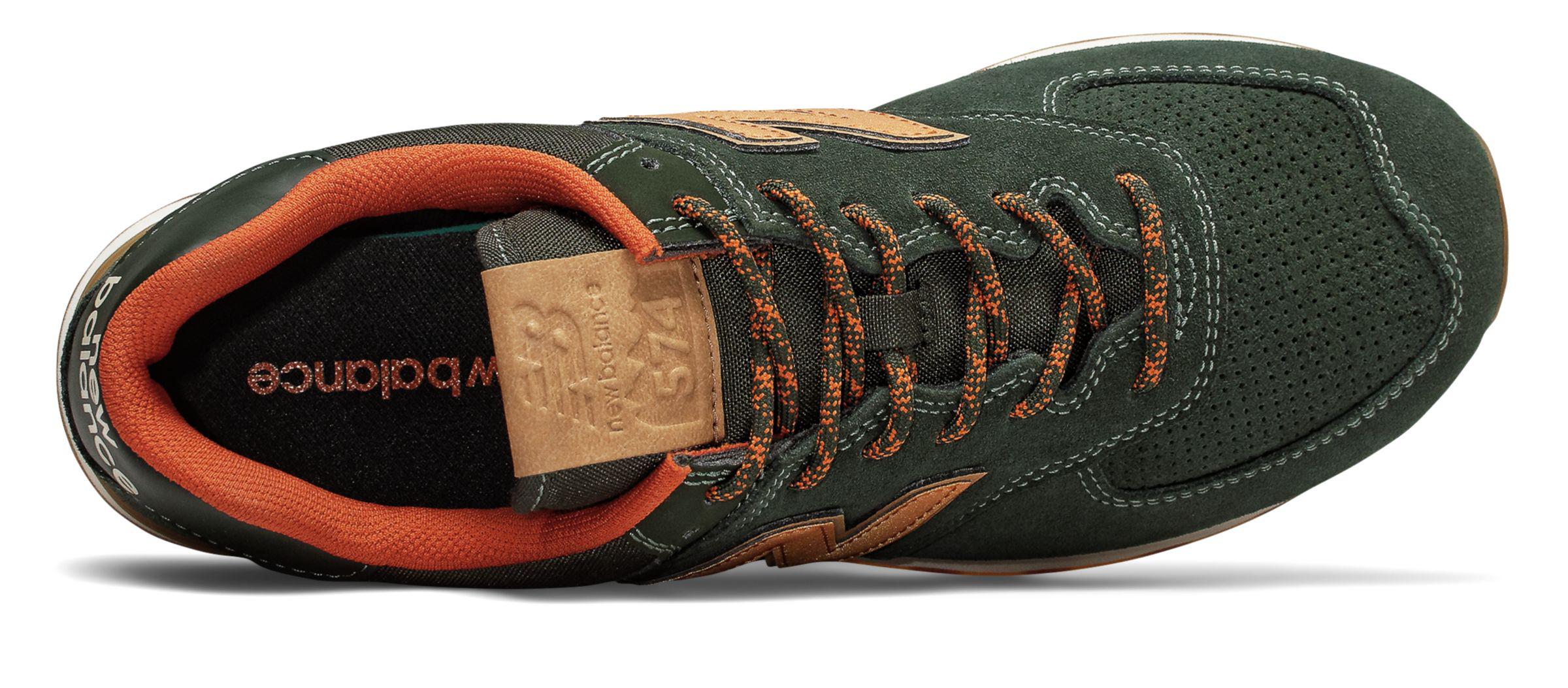 new balance 574 rosin with vintage orange