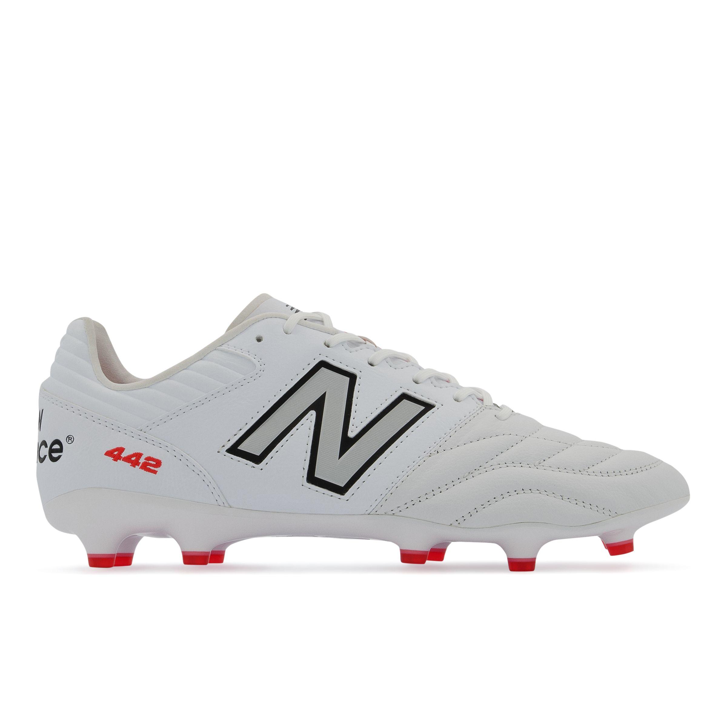 New Balance 442 V2 Pro Fg In White grey Leather in Gray Lyst