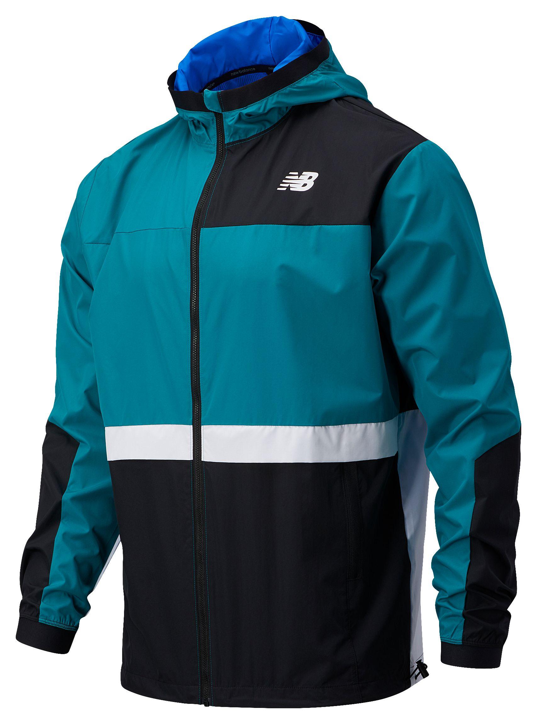 New Balance R.w.t. Lightweight Woven Jacket in Green for Men | Lyst
