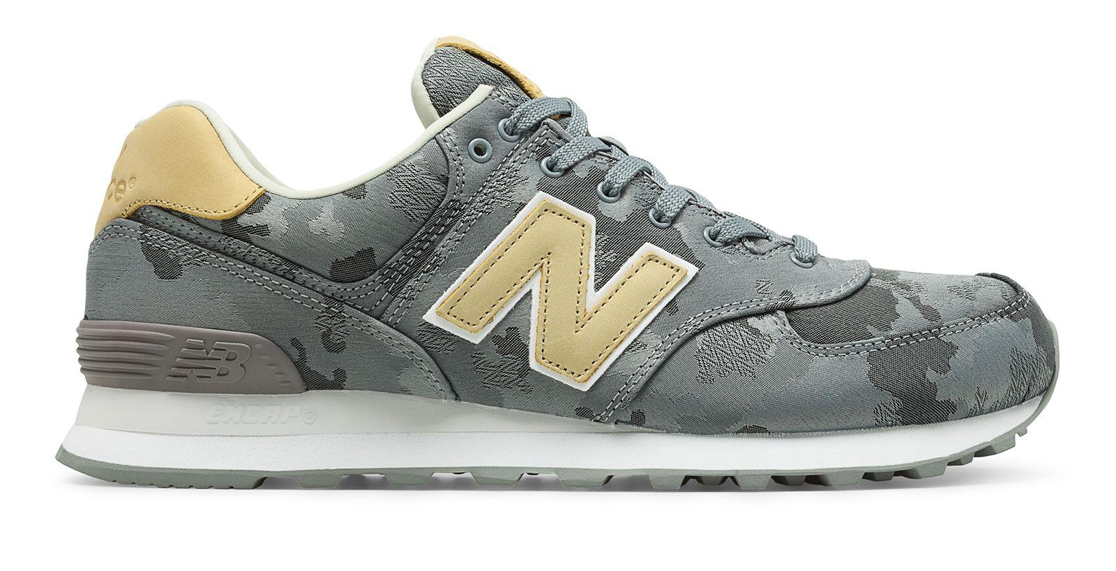 new balance 574 camo hombre