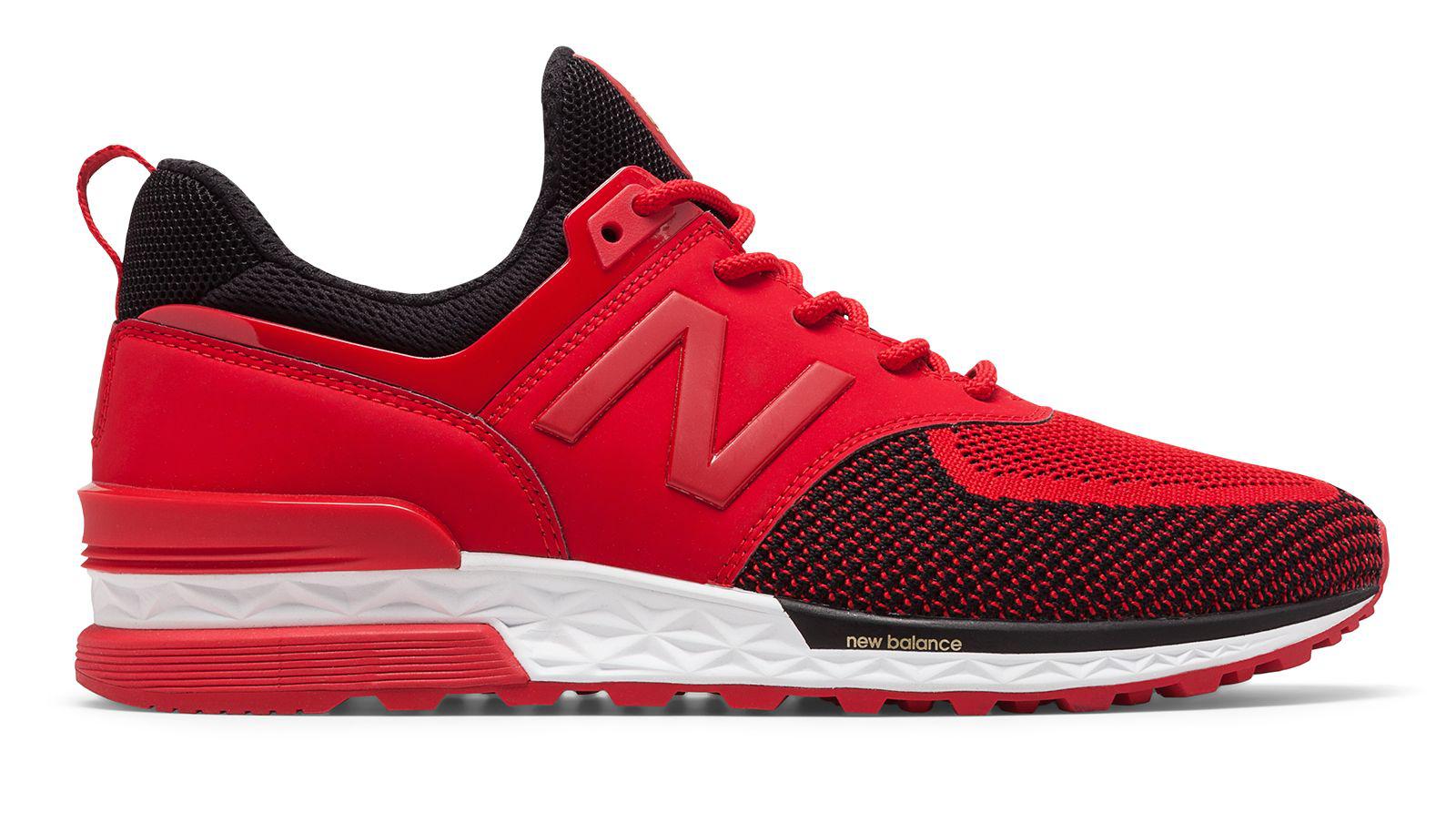 new balance 574 sport red