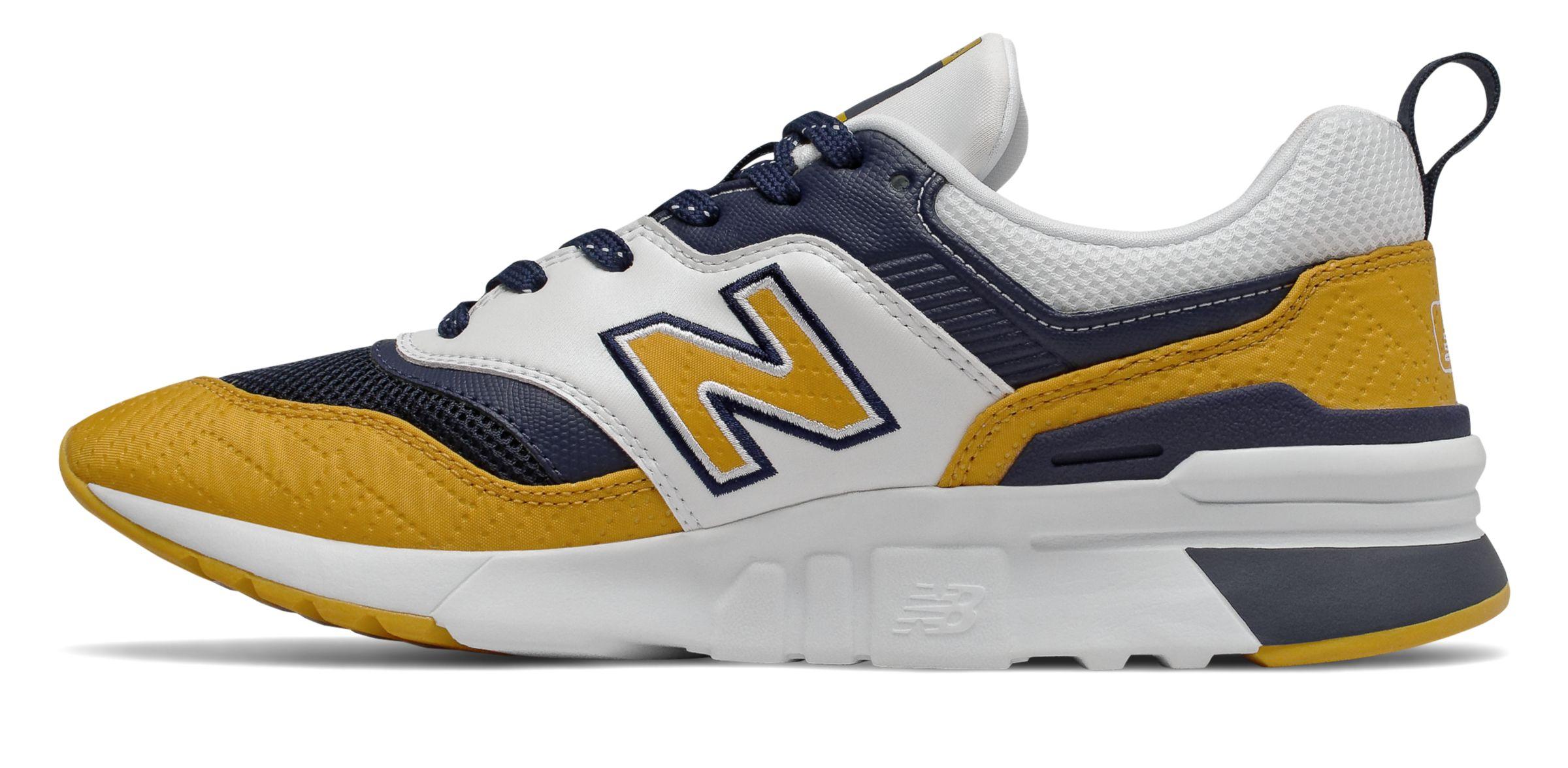 new balance 997h rust yellow blue